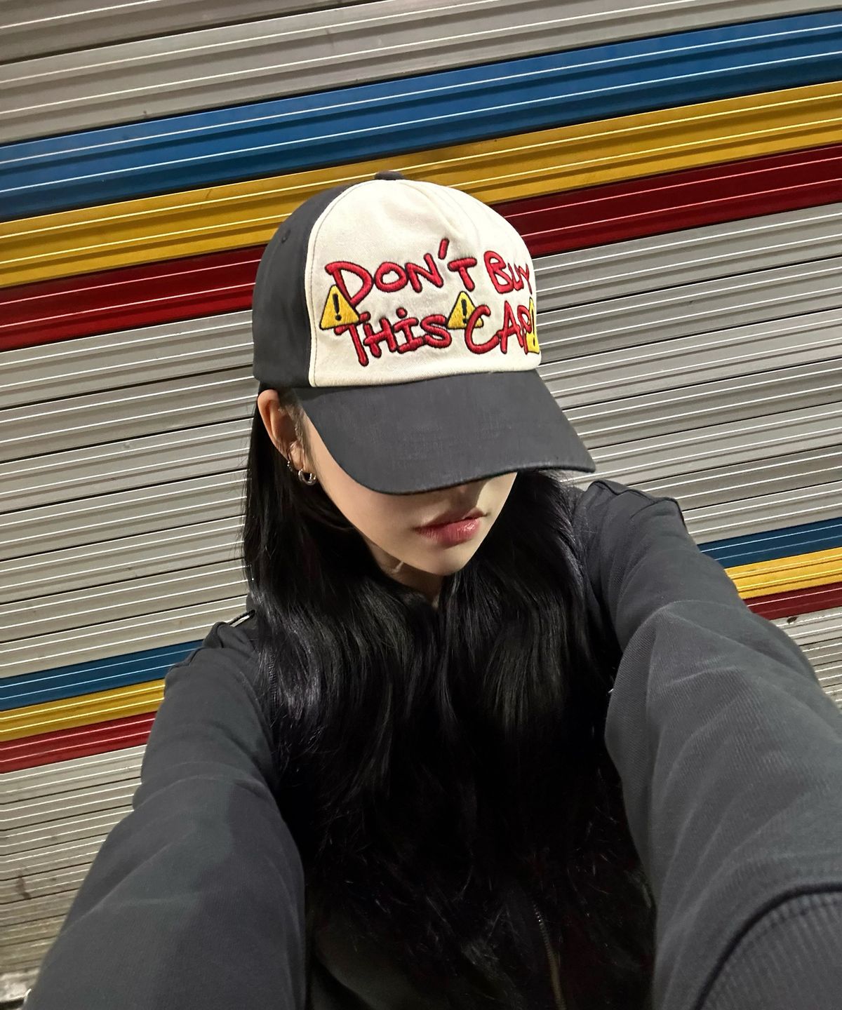 윤 애(YOON AE) DBTC 5panel ball cap (Black)
