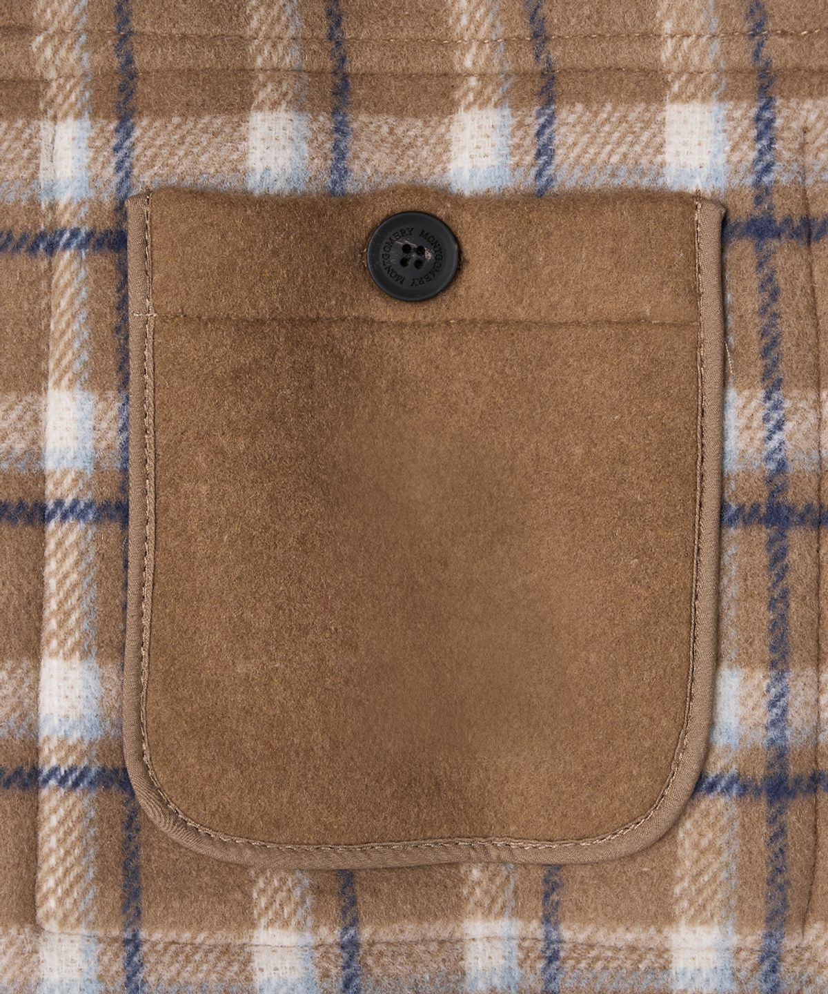 몽고메리(MONTGOMERY) WOMENS CLASSIC FIT DUFFLE COAT WITH WOODEN - CAMEL