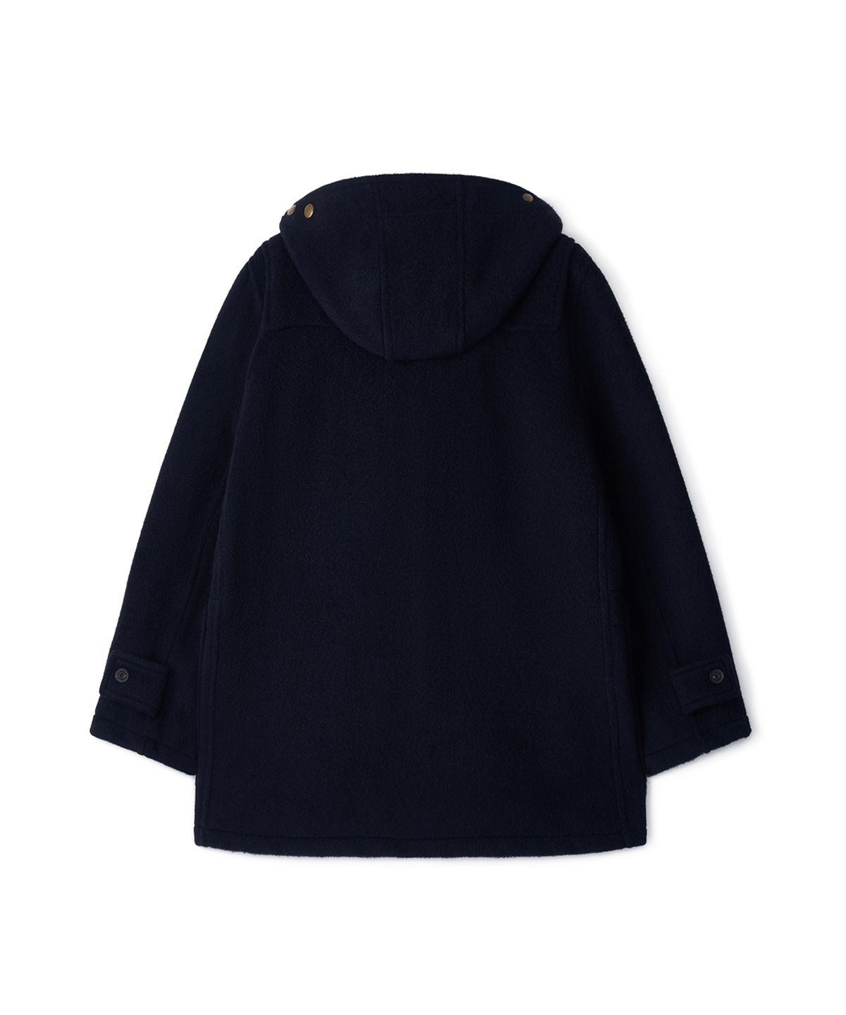 몽고메리(MONTGOMERY) SHORT ORIGINAL DUFFLE COAT WITH WOODEN - NAVY