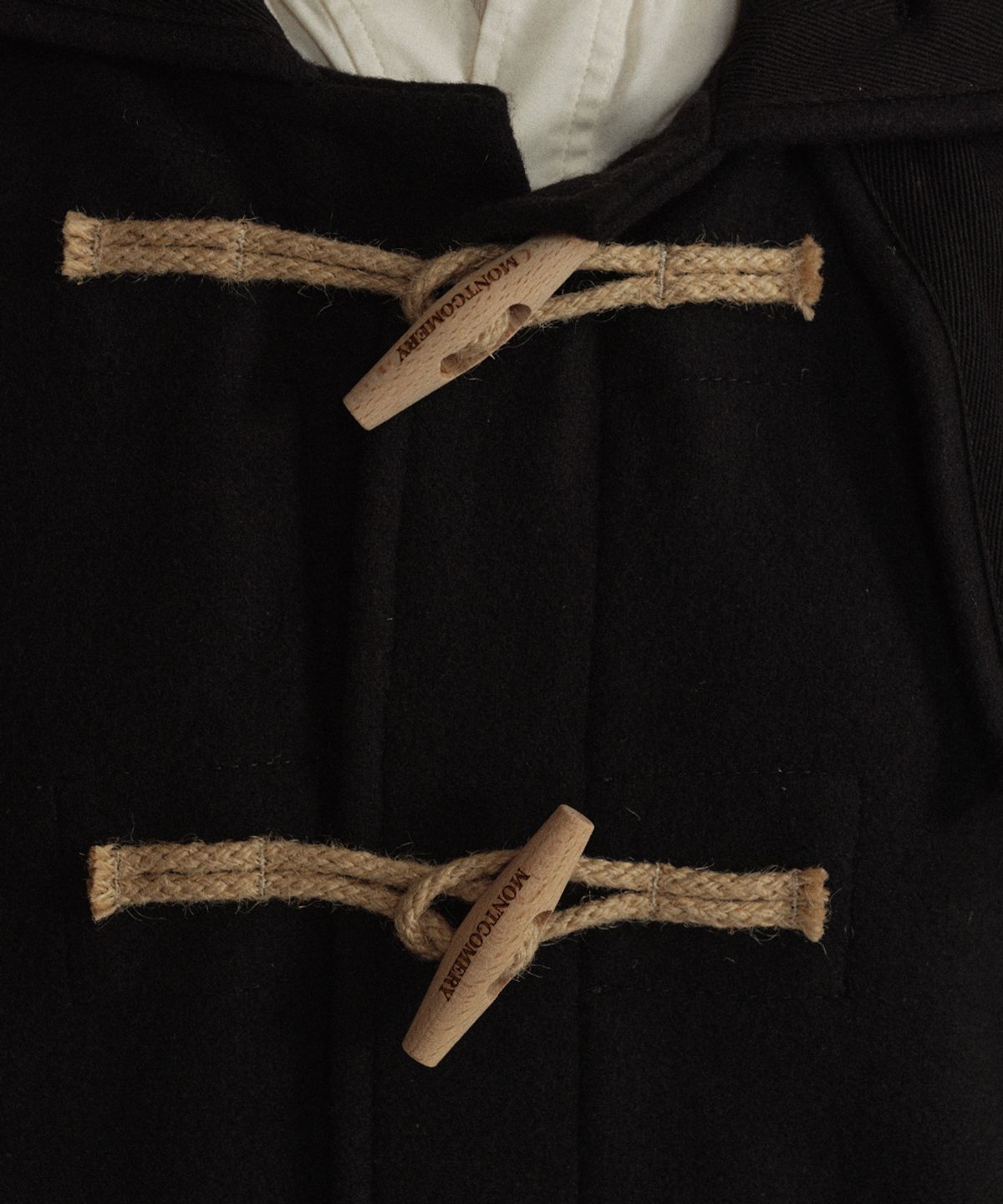 몽고메리(MONTGOMERY) MELTON UTILITY DUFFLE COAT - NAVY