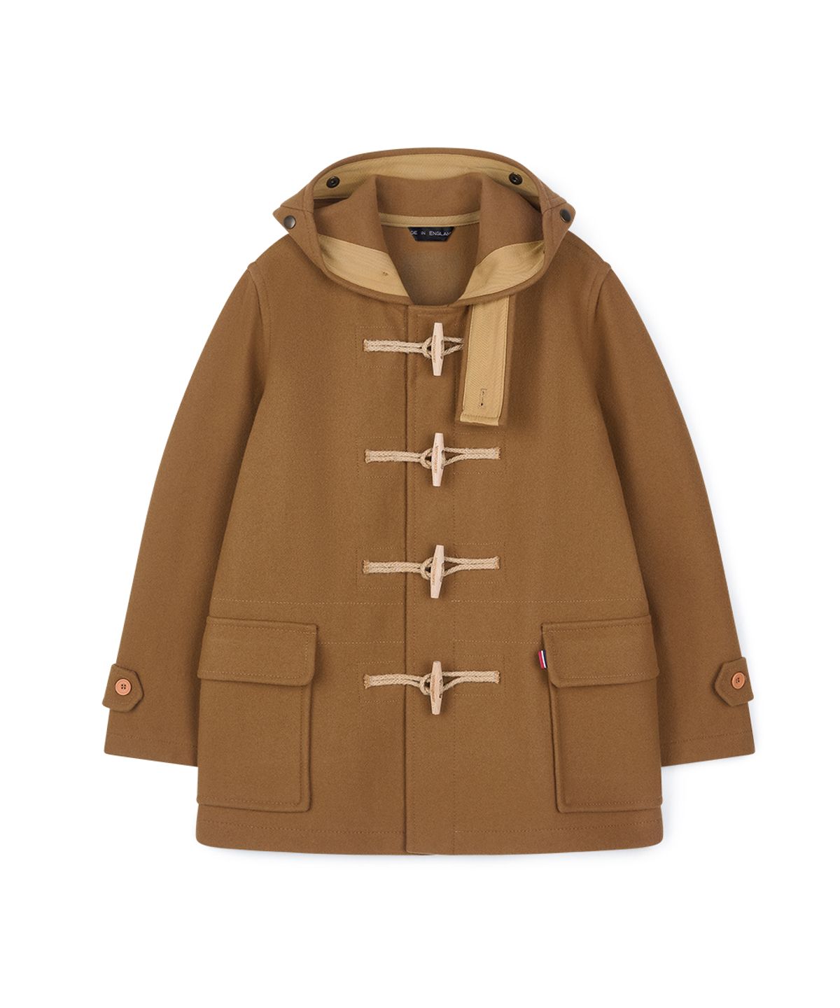 몽고메리(MONTGOMERY) MELTON UTILITY DUFFLE COAT - CAMEL
