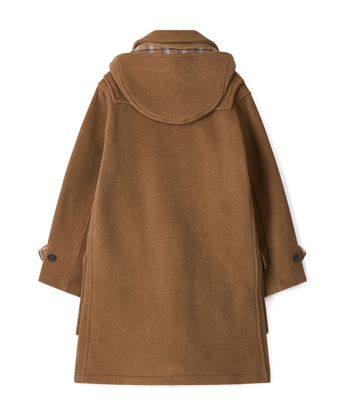 몽고메리(MONTGOMERY) CUSTOM FIT DUFFLE COAT WITH HORN - CAMEL