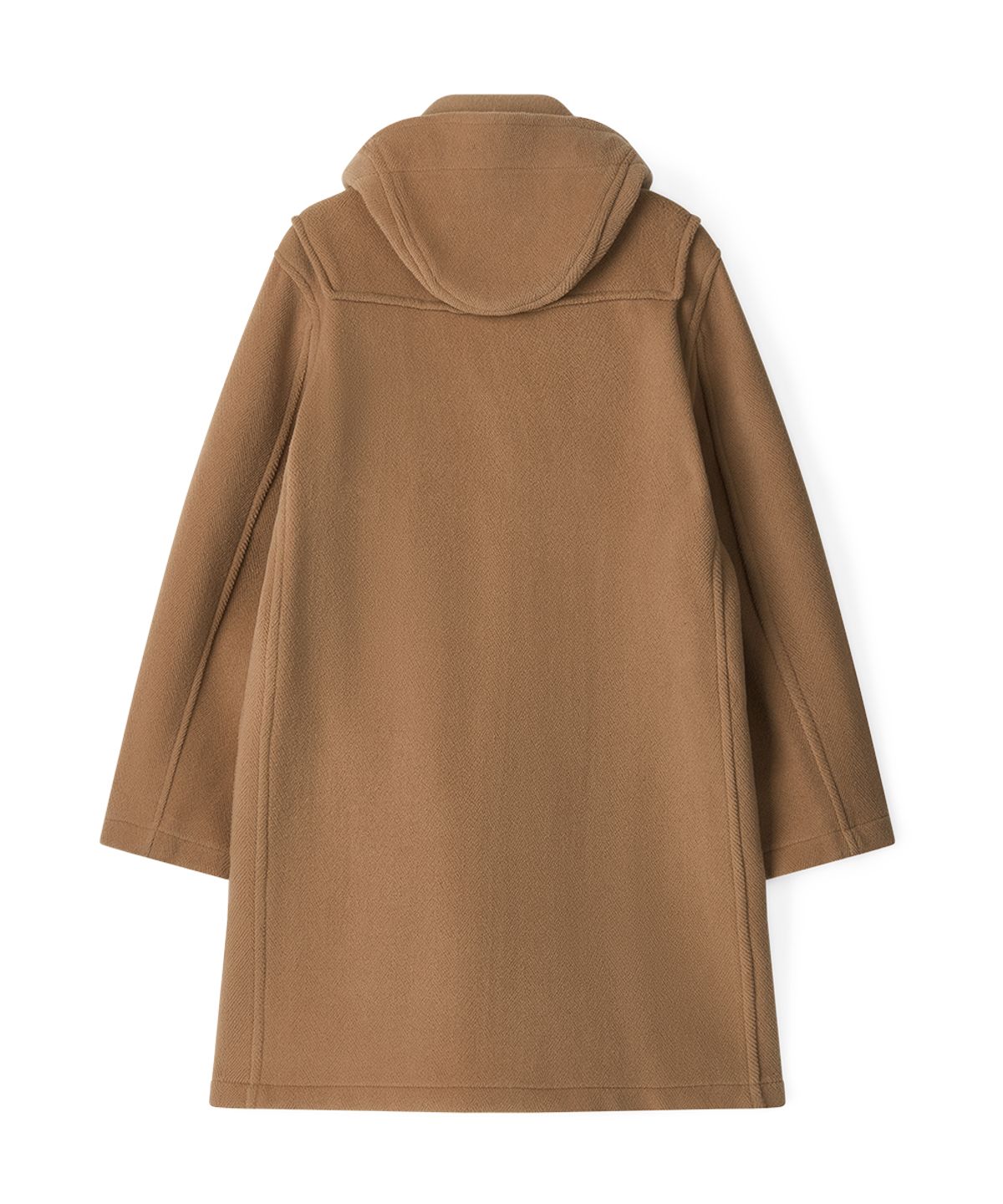 몽고메리(MONTGOMERY) CLASSIC HERRINGBONE DUFFLE COAT WITH HORN - CAMEL