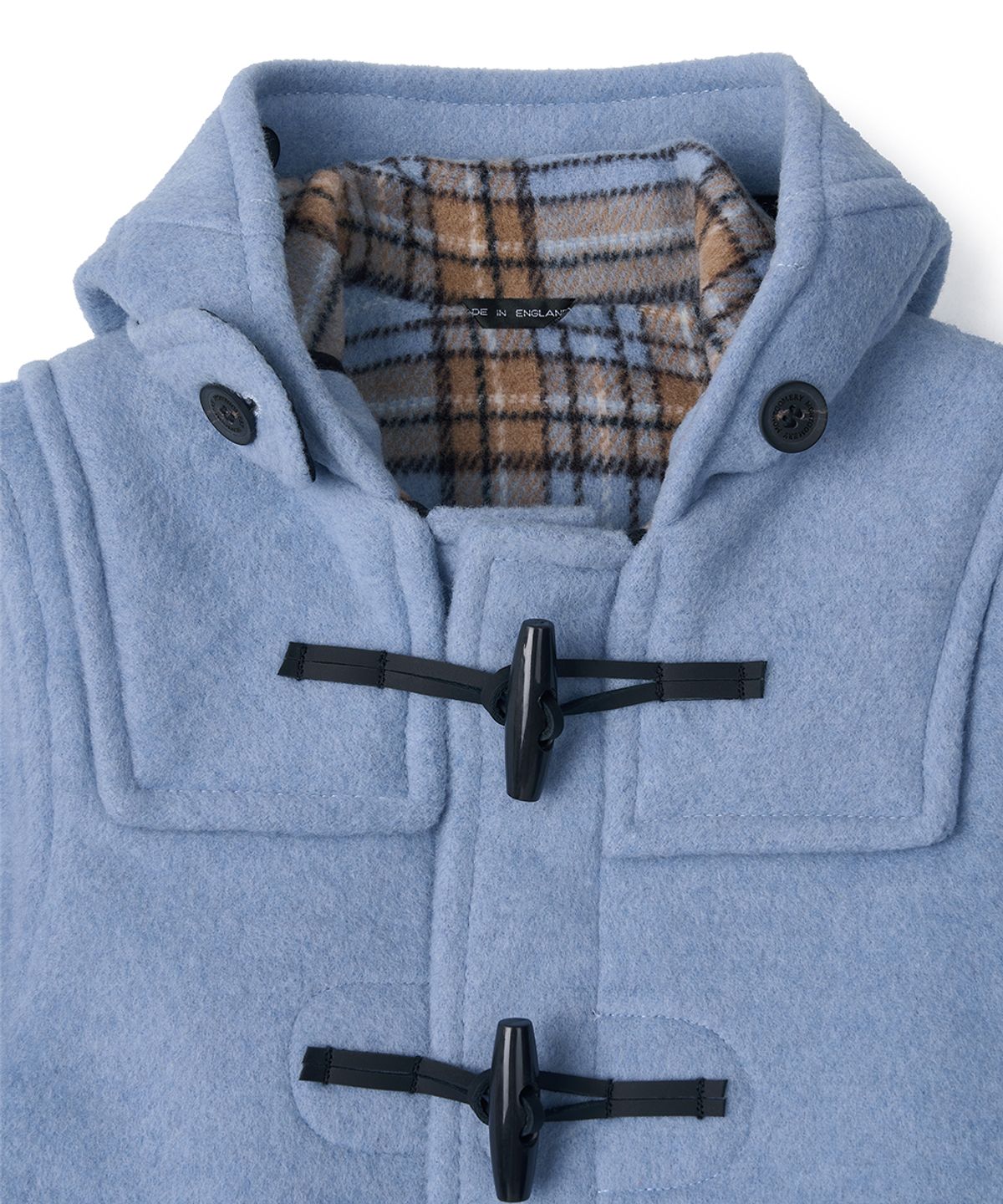 몽고메리(MONTGOMERY) CLASSIC FIT DUFFLE COAT FOR KIDS - BABY BLUE