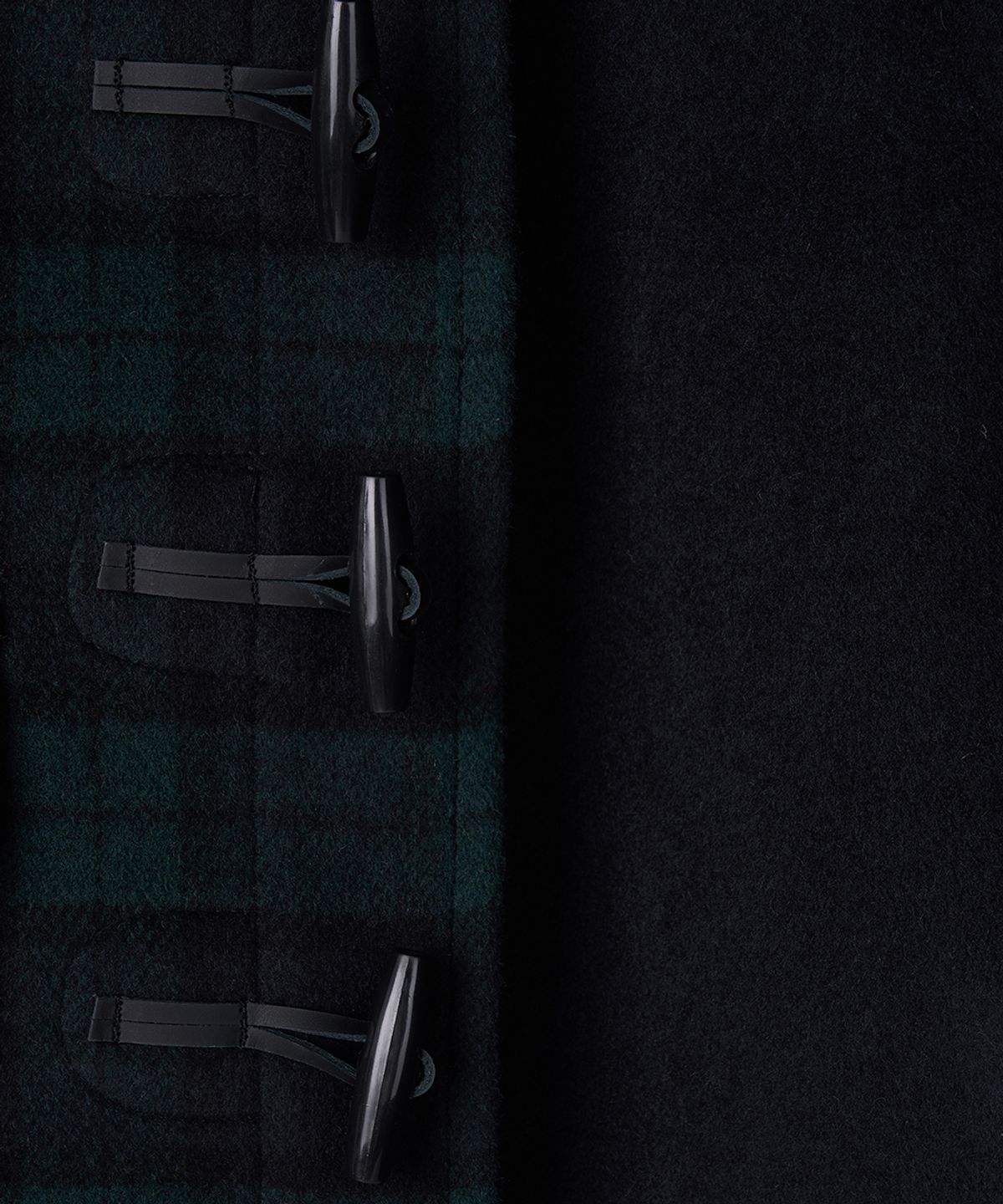 몽고메리(MONTGOMERY) CLASSIC FIT DUFFLE COAT FOR KIDS - BLACKWATCH