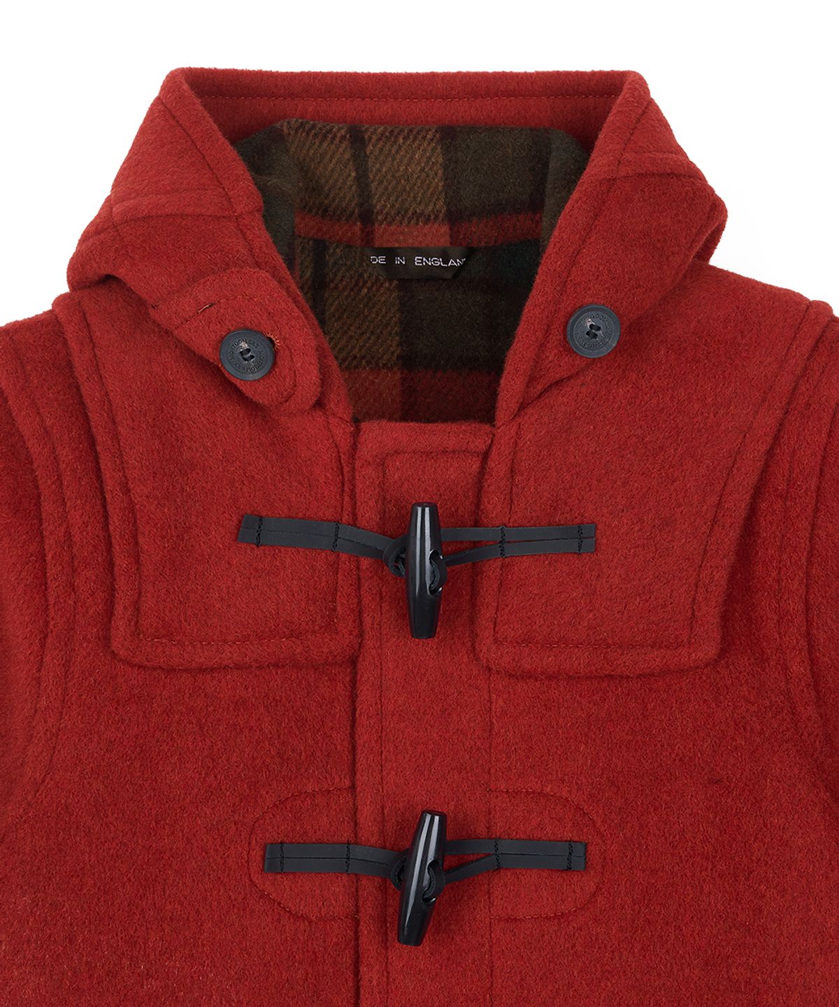몽고메리(MONTGOMERY) CLASSIC FIT DUFFLE COAT FOR KIDS - BURNT ORANGE