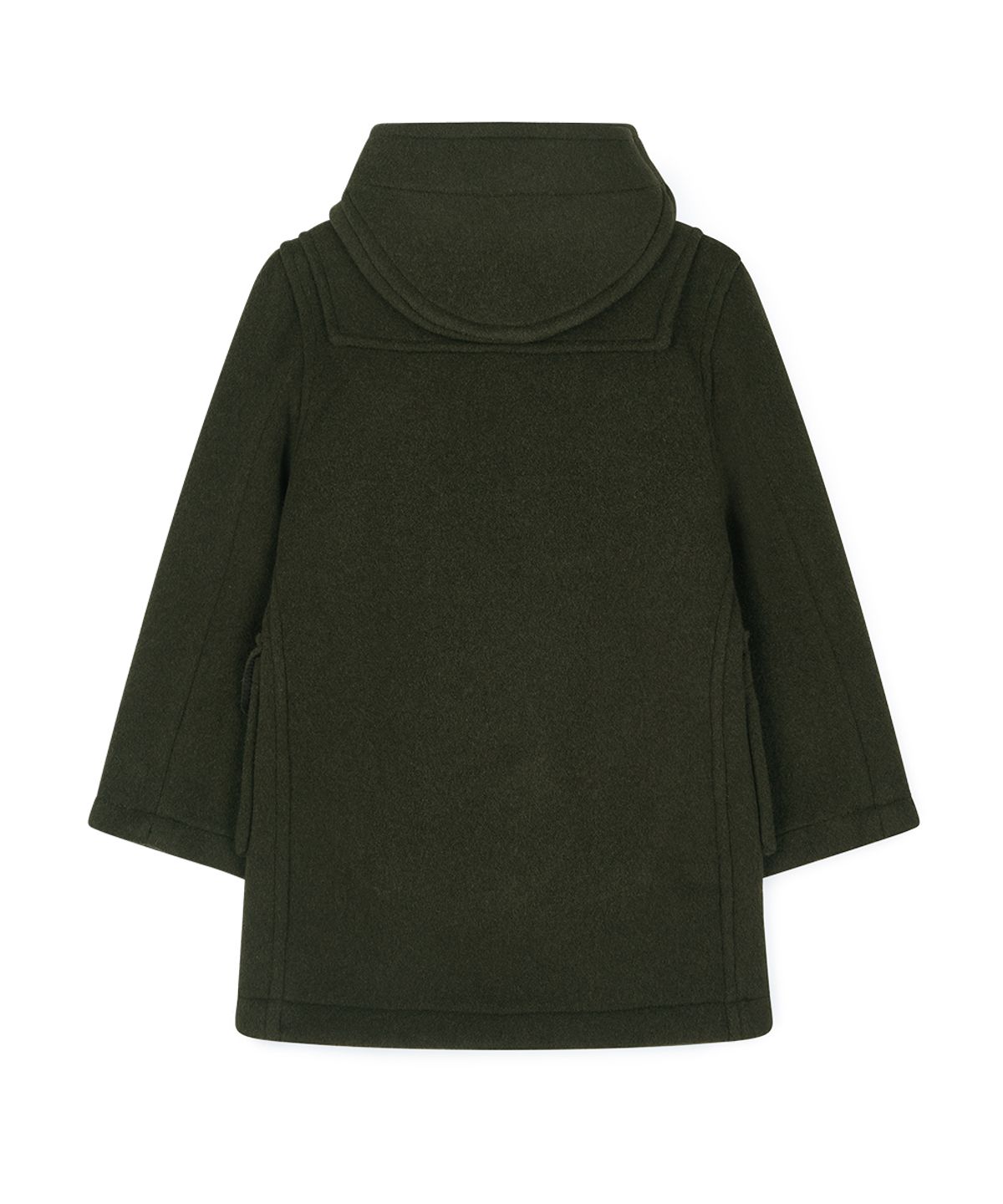 몽고메리(MONTGOMERY) CLASSIC FIT DUFFLE COAT FOR KIDS - OLIVE