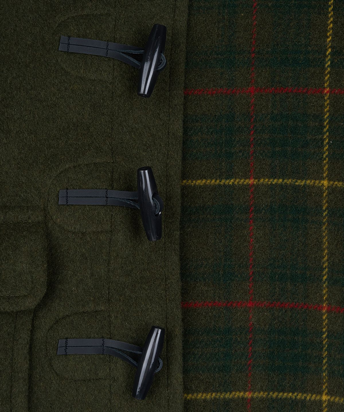 몽고메리(MONTGOMERY) CLASSIC FIT DUFFLE COAT FOR KIDS - OLIVE