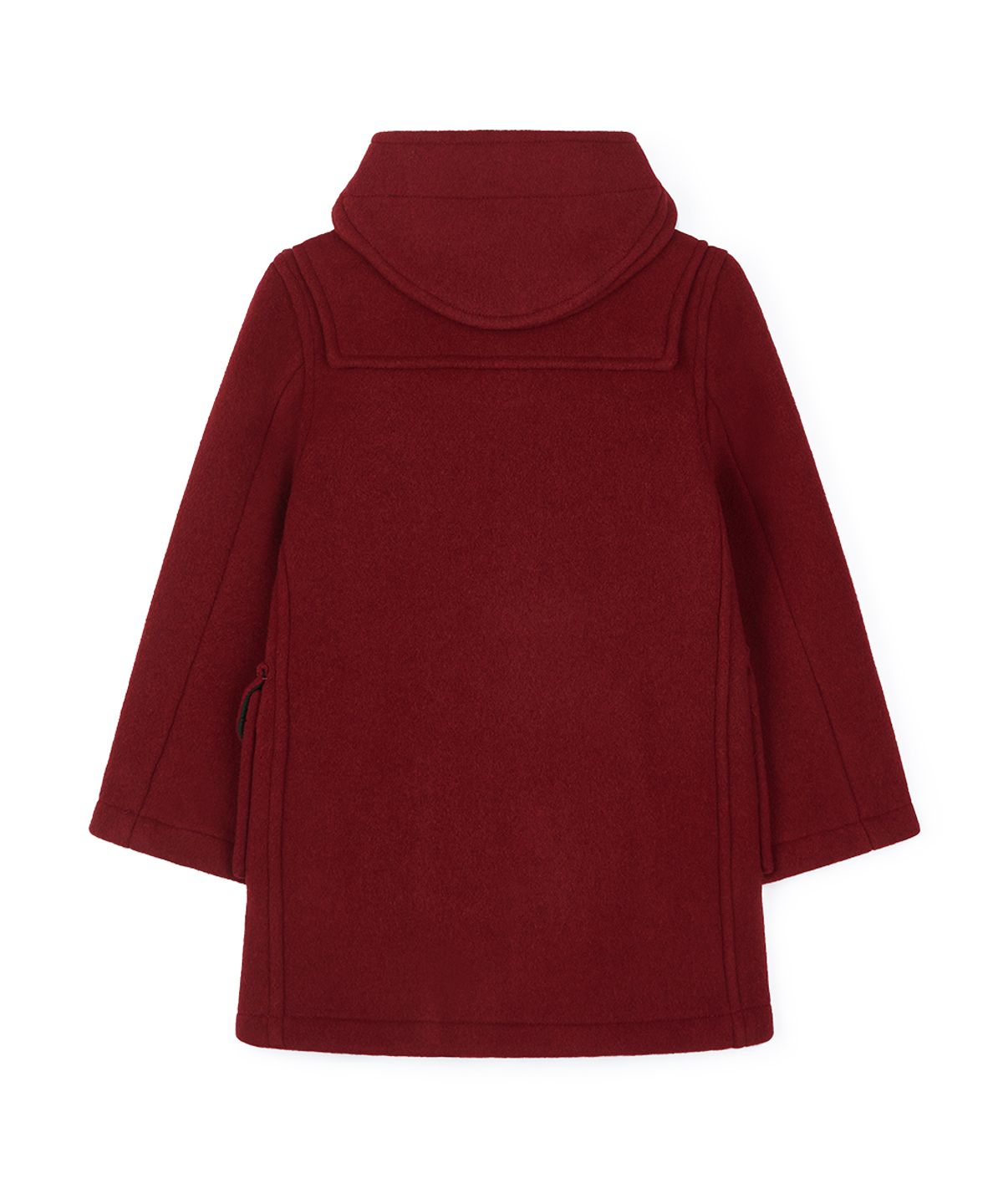 몽고메리(MONTGOMERY) CLASSIC FIT DUFFLE COAT FOR KIDS - BURGUNDY