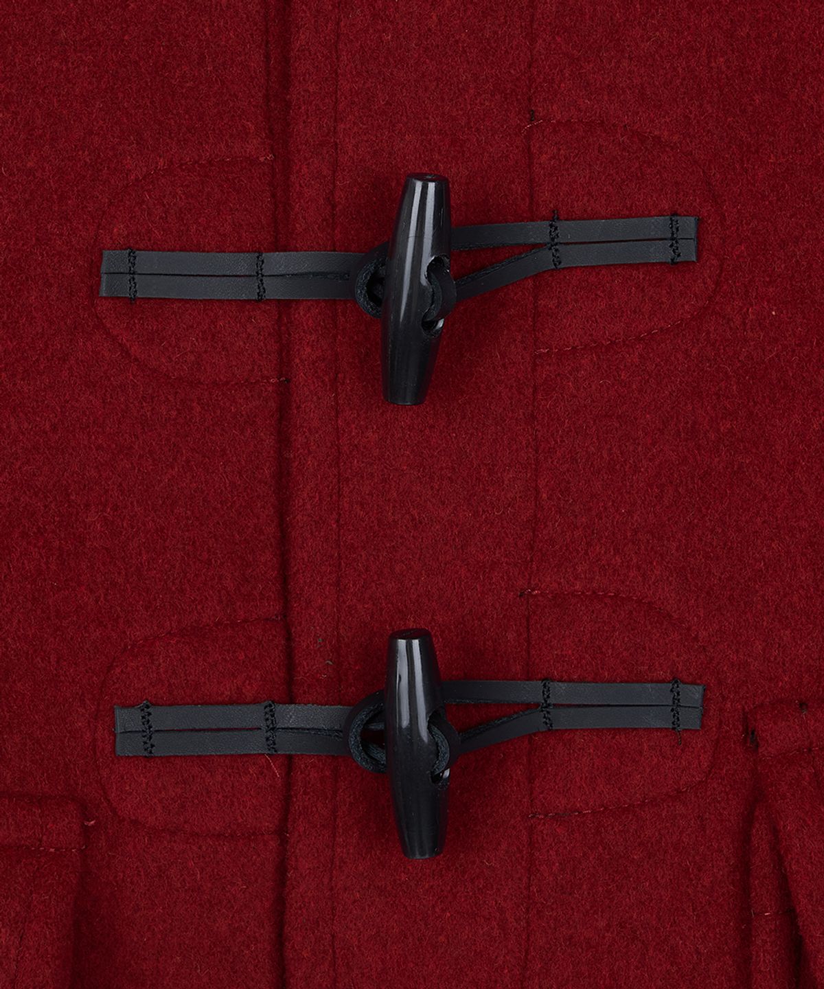몽고메리(MONTGOMERY) CLASSIC FIT DUFFLE COAT FOR KIDS - BURGUNDY