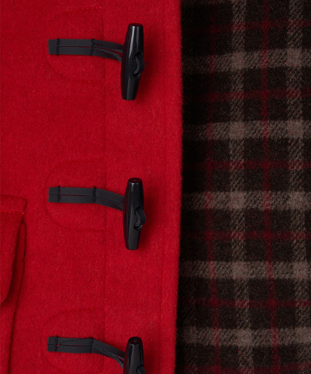 몽고메리(MONTGOMERY) CLASSIC FIT DUFFLE COAT FOR KIDS - RED