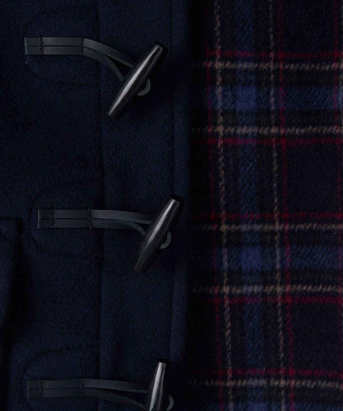 몽고메리(MONTGOMERY) CLASSIC FIT DUFFLE COAT FOR KIDS - NAVY