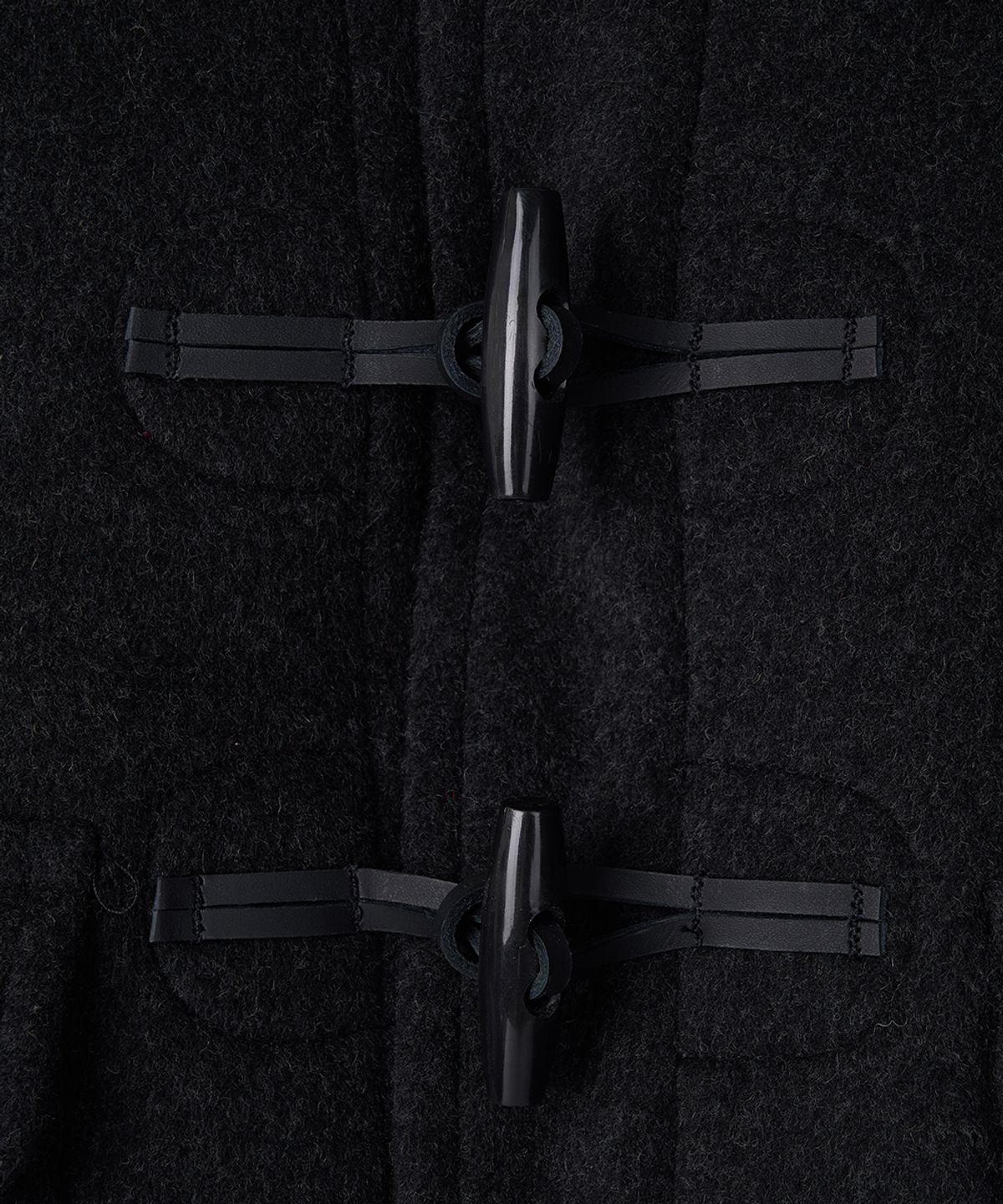 몽고메리(MONTGOMERY) CLASSIC FIT DUFFLE COAT FOR KIDS - CHARCOAL