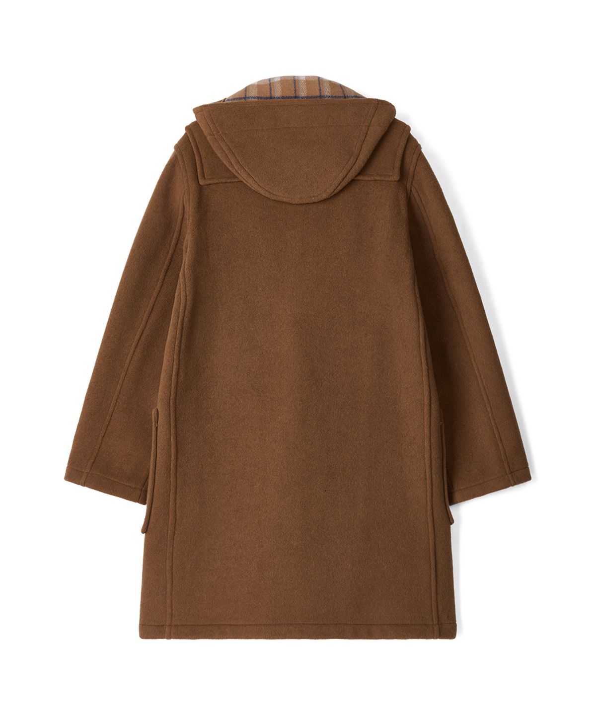 몽고메리(MONTGOMERY) CLASSIC FIT DUFFLE COAT WITH WOODEN - CAMEL
