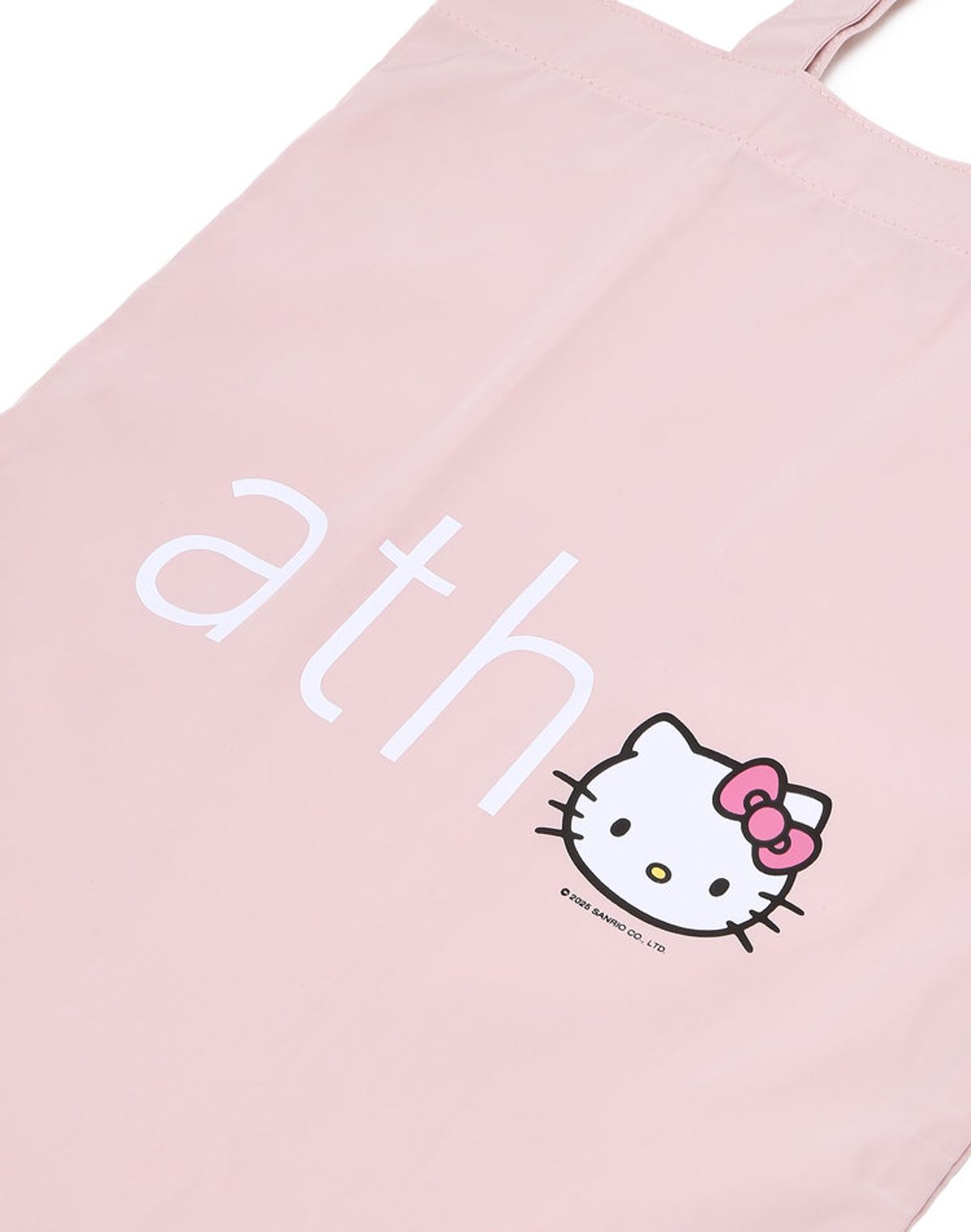 아떼 바네사브루노(ATHE VANESSABRUNO) [헬로키티 x athe] 핑크 파우치 키링 & 에코백 AAWA6E015P2