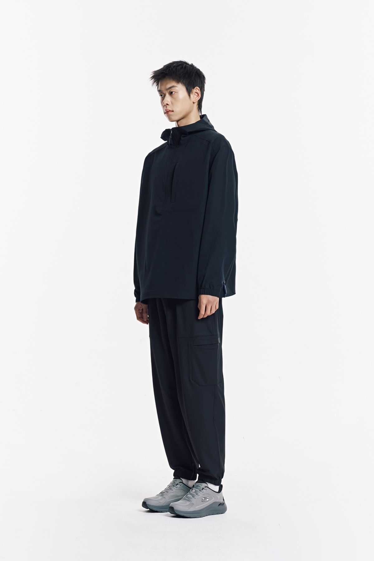 스케쳐스(SKECHERS) 남성 나일론 이중직 아노락_SP3MTCFF013