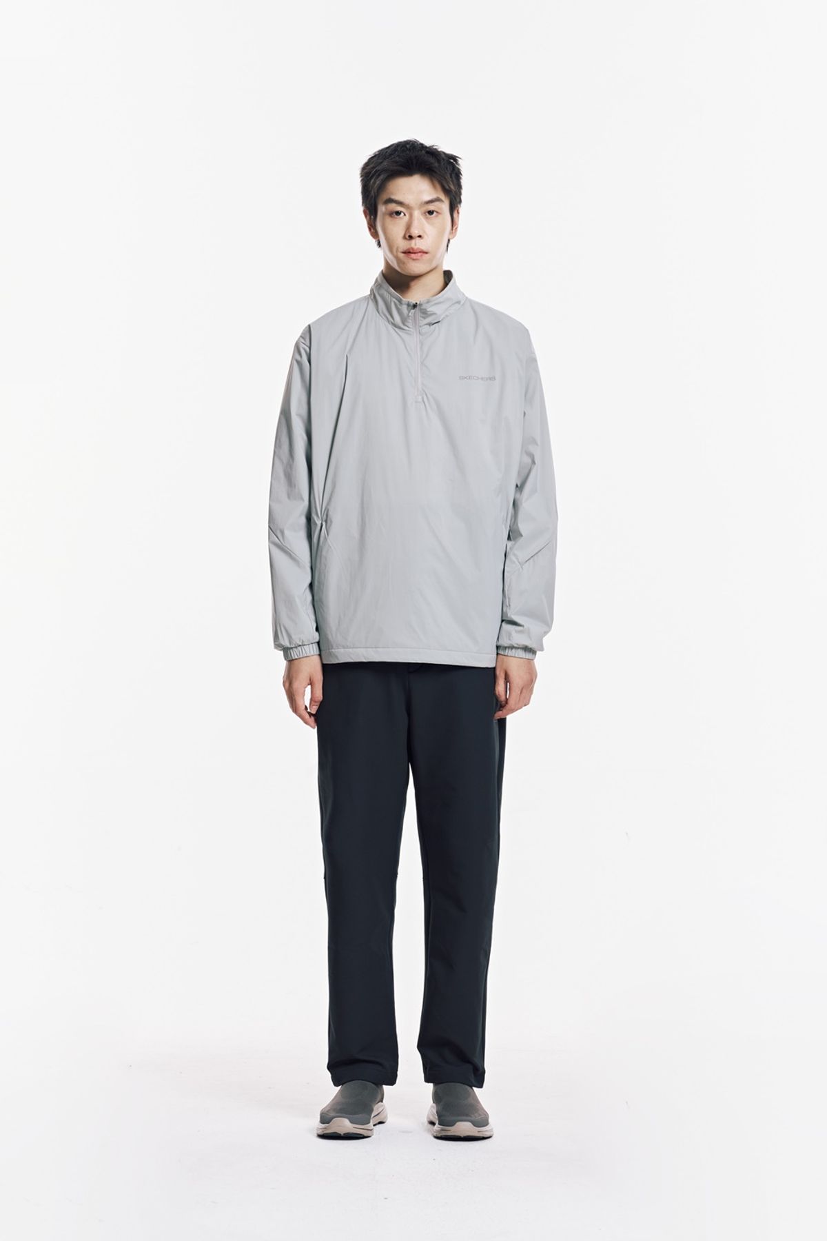 스케쳐스(SKECHERS) 남성 우븐 패딩 아노락_SL3MTCFW021