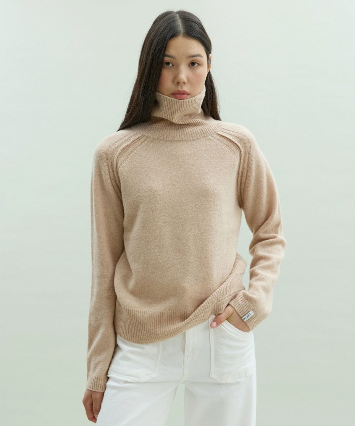 디에토(DEETO) Wool 100 Turtleneck [BEIGE]