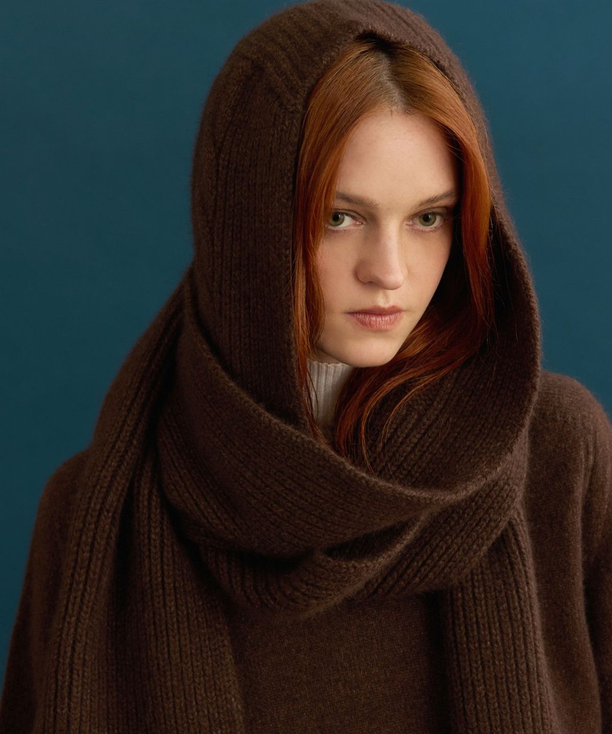 디에토(DEETO) Hooded Muffler [BROWN]