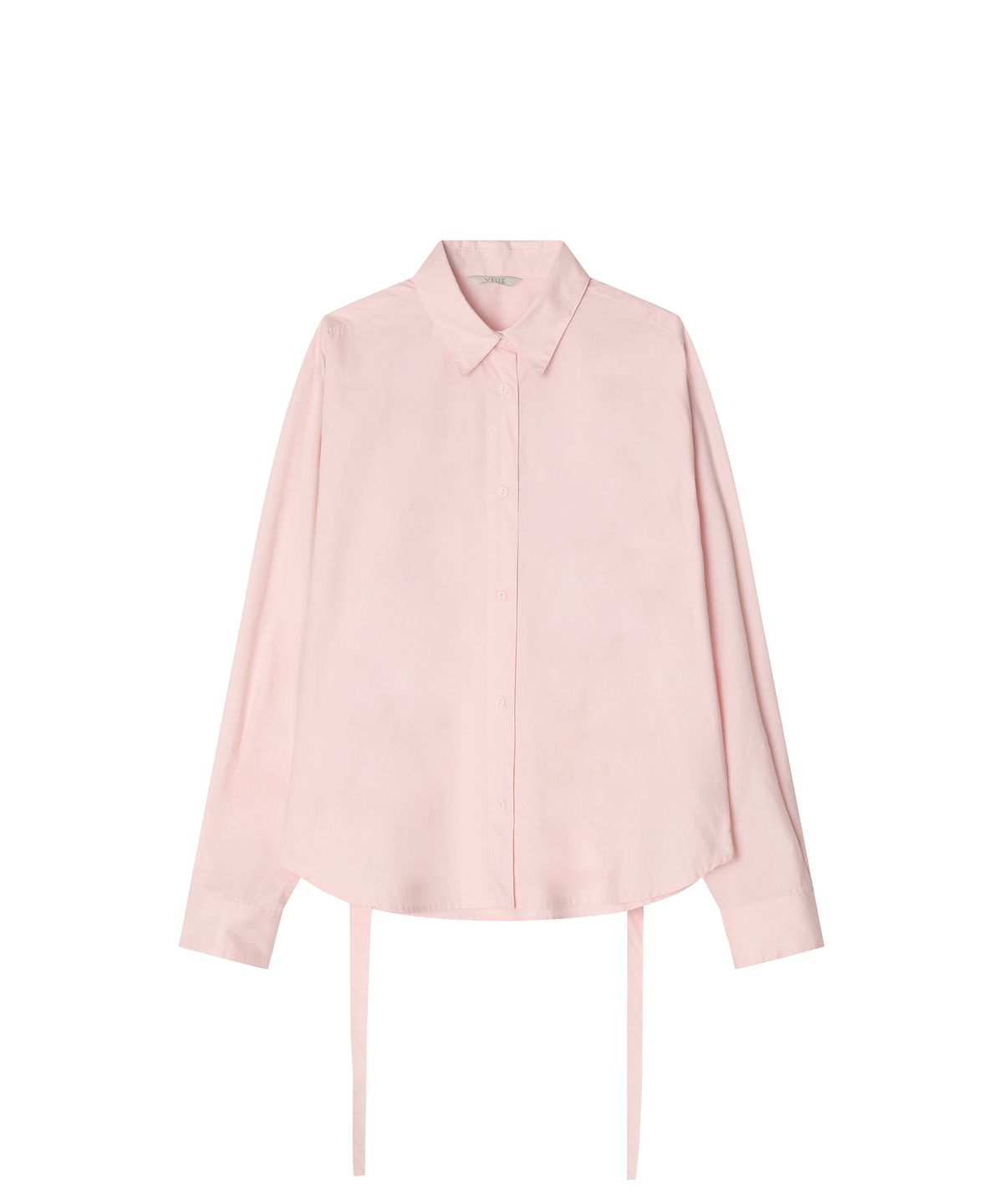 벨르(VELLE) Belted Shirt_Pink