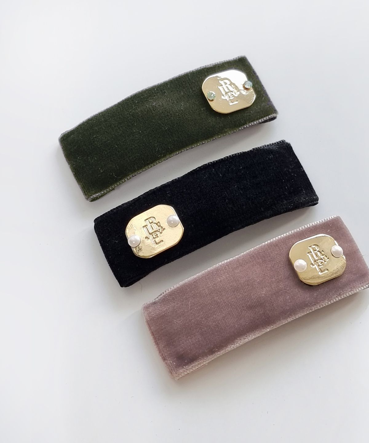 제이로브(JROBE) jrobe pendant hairpin/ 벨벳 머리핀