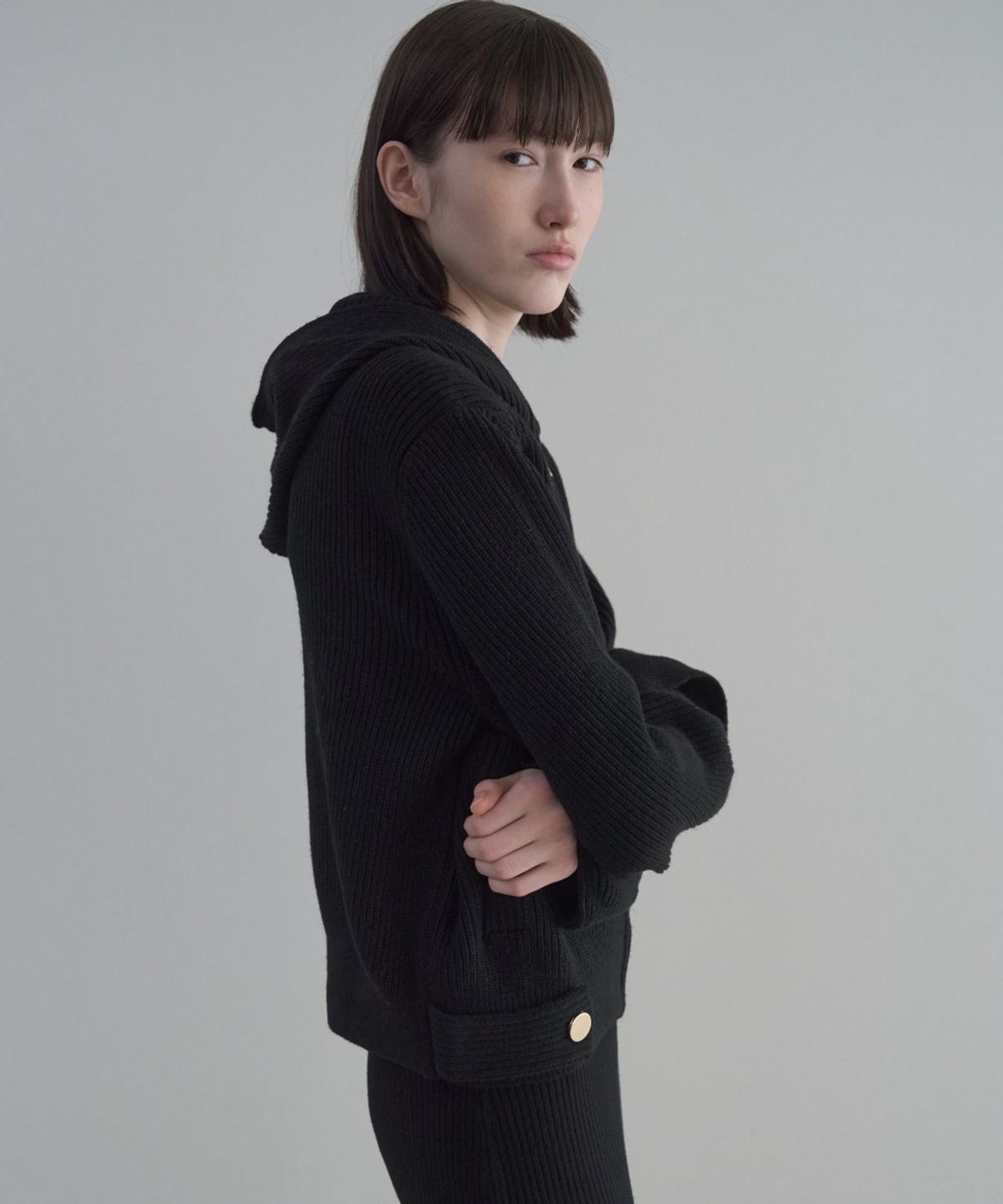 디에토(DEETO) Zip-Up Hoodie [BLACK]