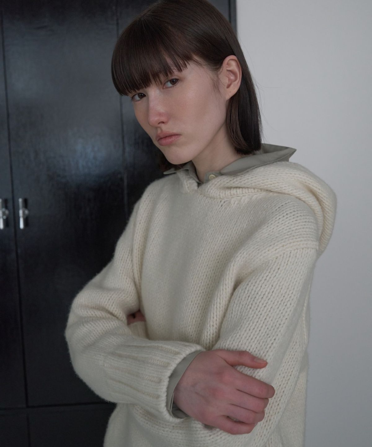 디에토(DEETO) Bulky Hoodie [IVORY]