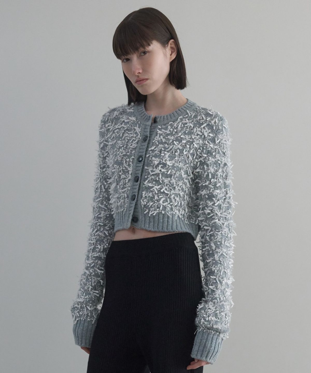 디에토(DEETO) Ribbon yarn Cardigan [MINT]