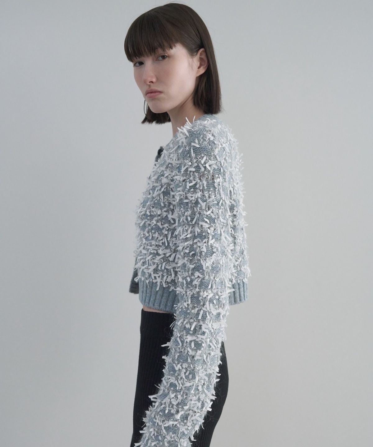 디에토(DEETO) Ribbon yarn Cardigan [MINT]