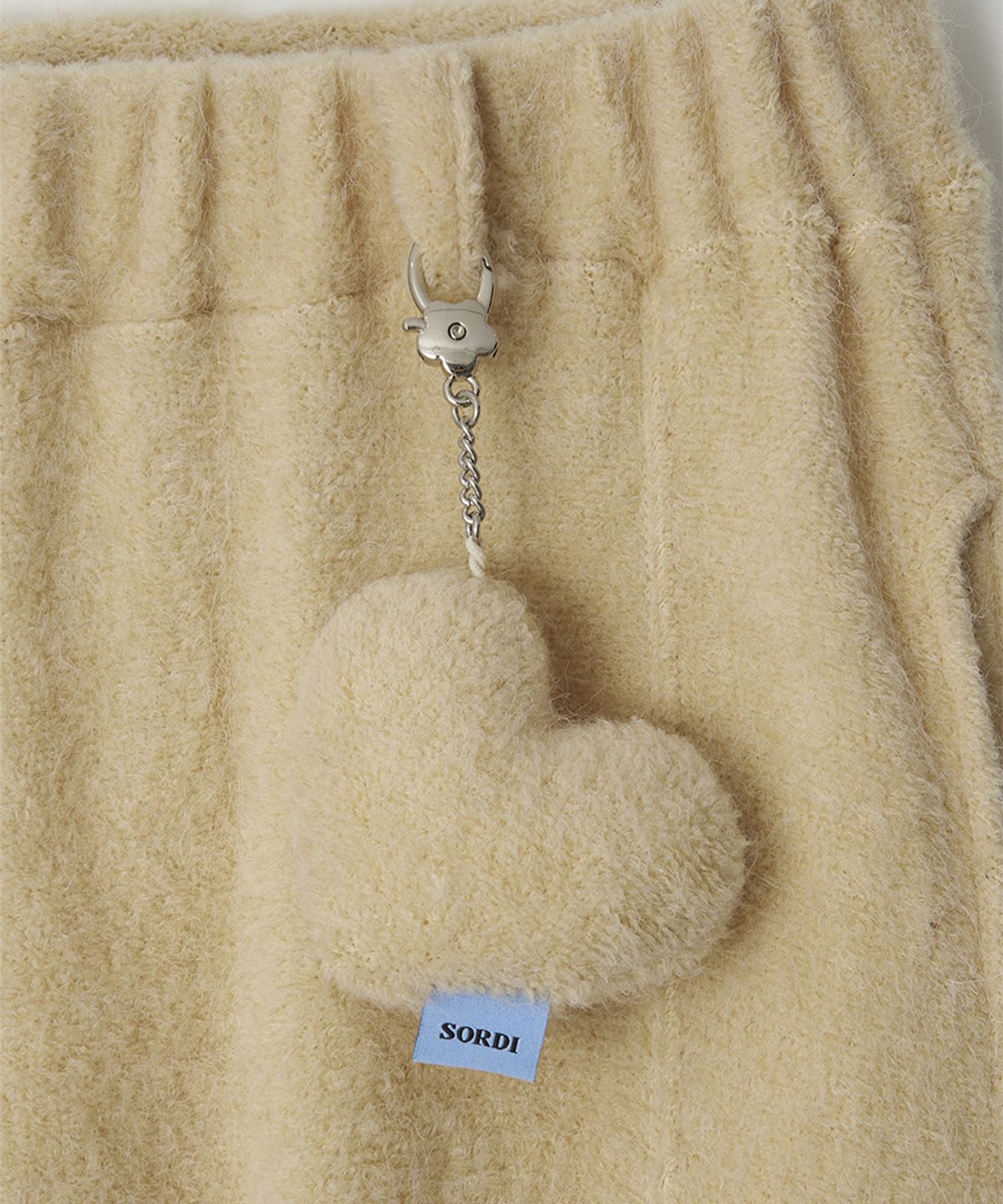 소르디(SORDI) Heart Keyring_butter