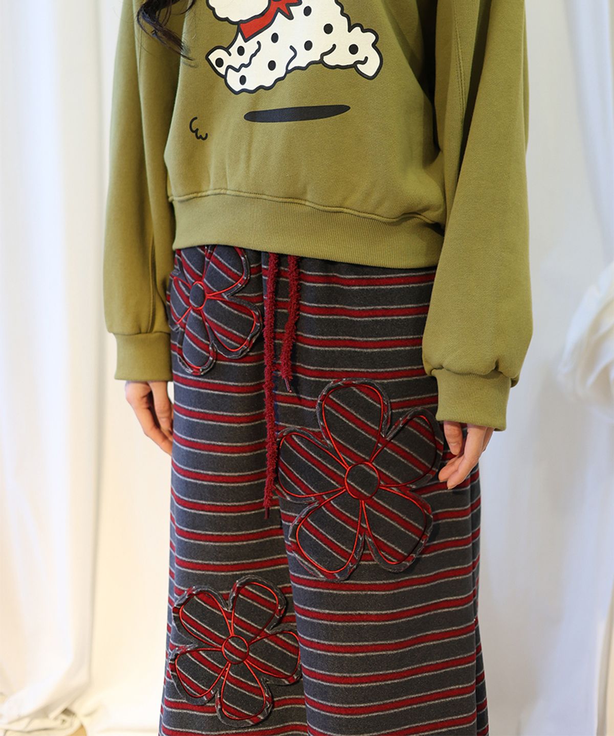 소르디(SORDI) Daisy Skirt_grey