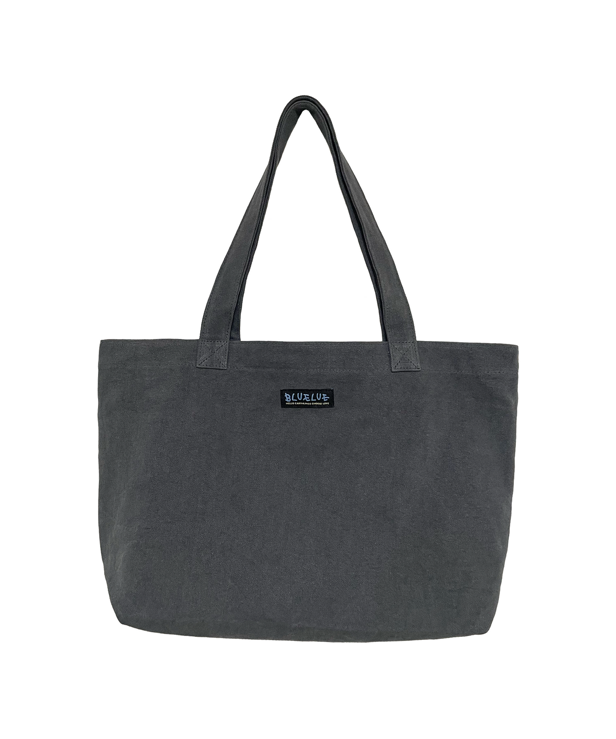 블룰루(BLUELUE) LOVE big tote bag (charcoal)