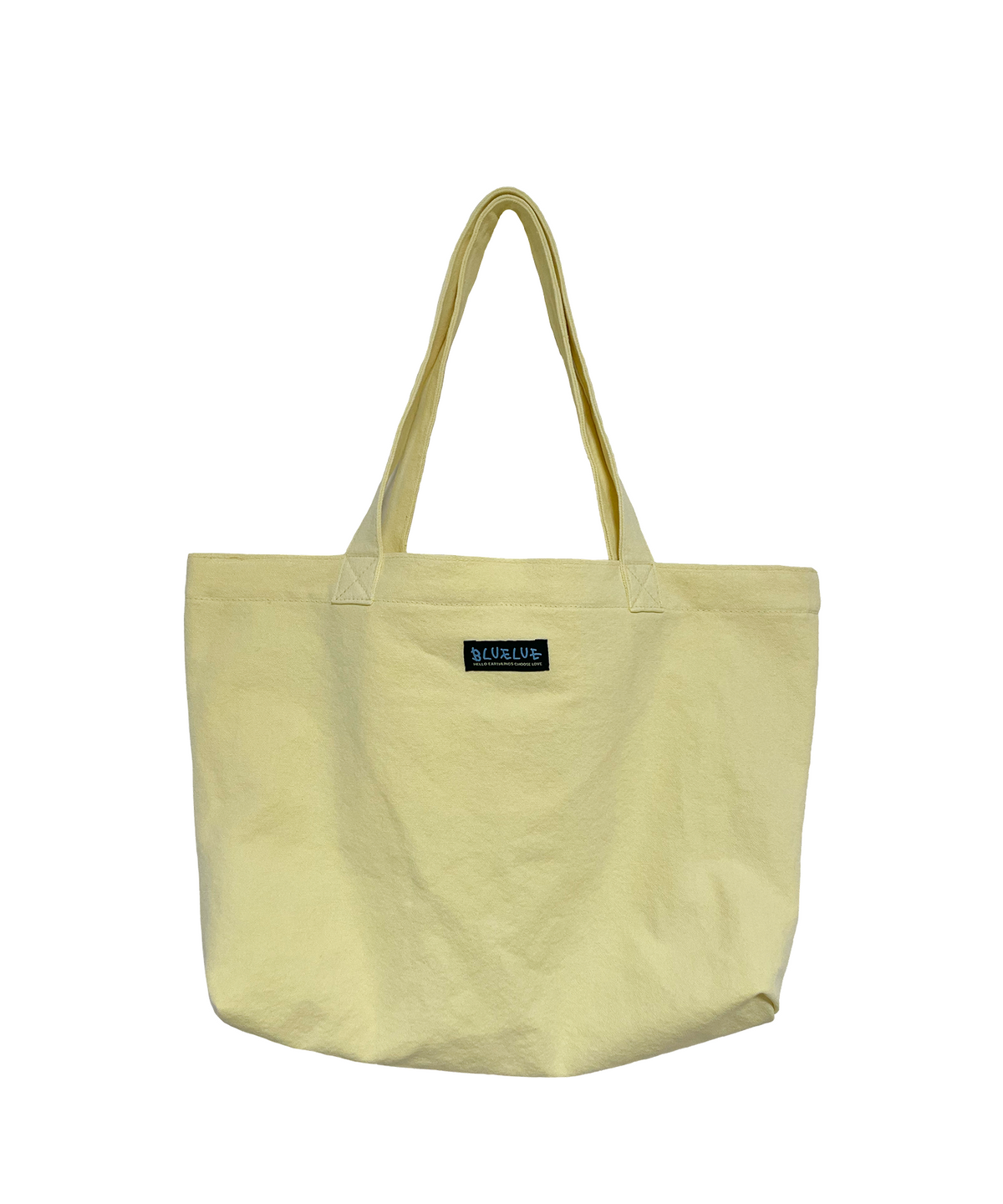 블룰루(BLUELUE) LOVE big tote bag (lemon yellow)