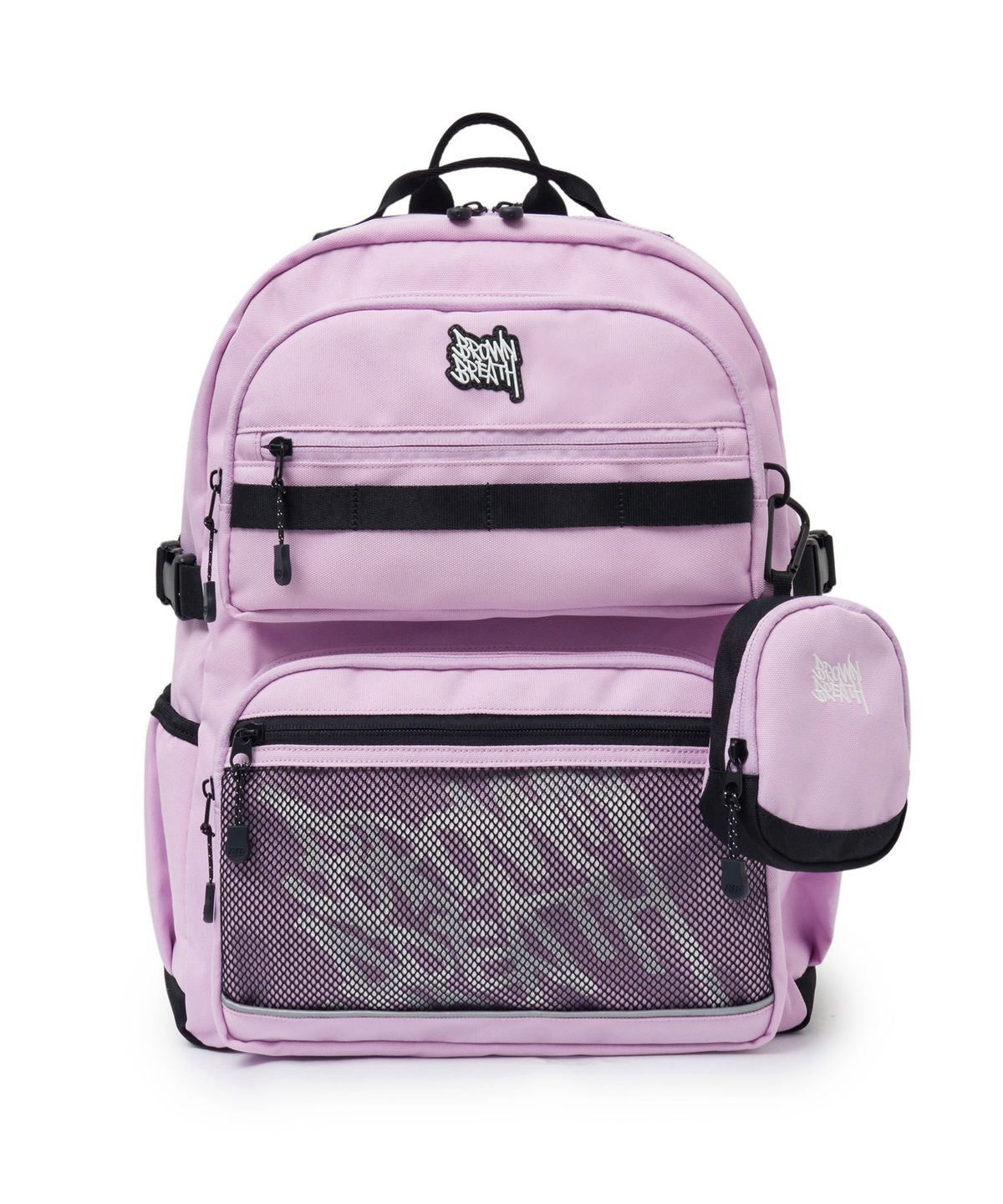 브라운브레스 키즈(BROWNBREATH KIDS) KIDS BIG TAG BACKPACK - LAVENDER