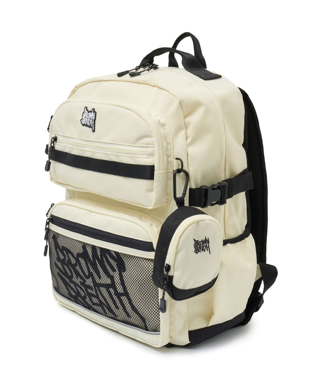 브라운브레스 키즈(BROWNBREATH KIDS) KIDS BIG TAG BACKPACK - CREAM