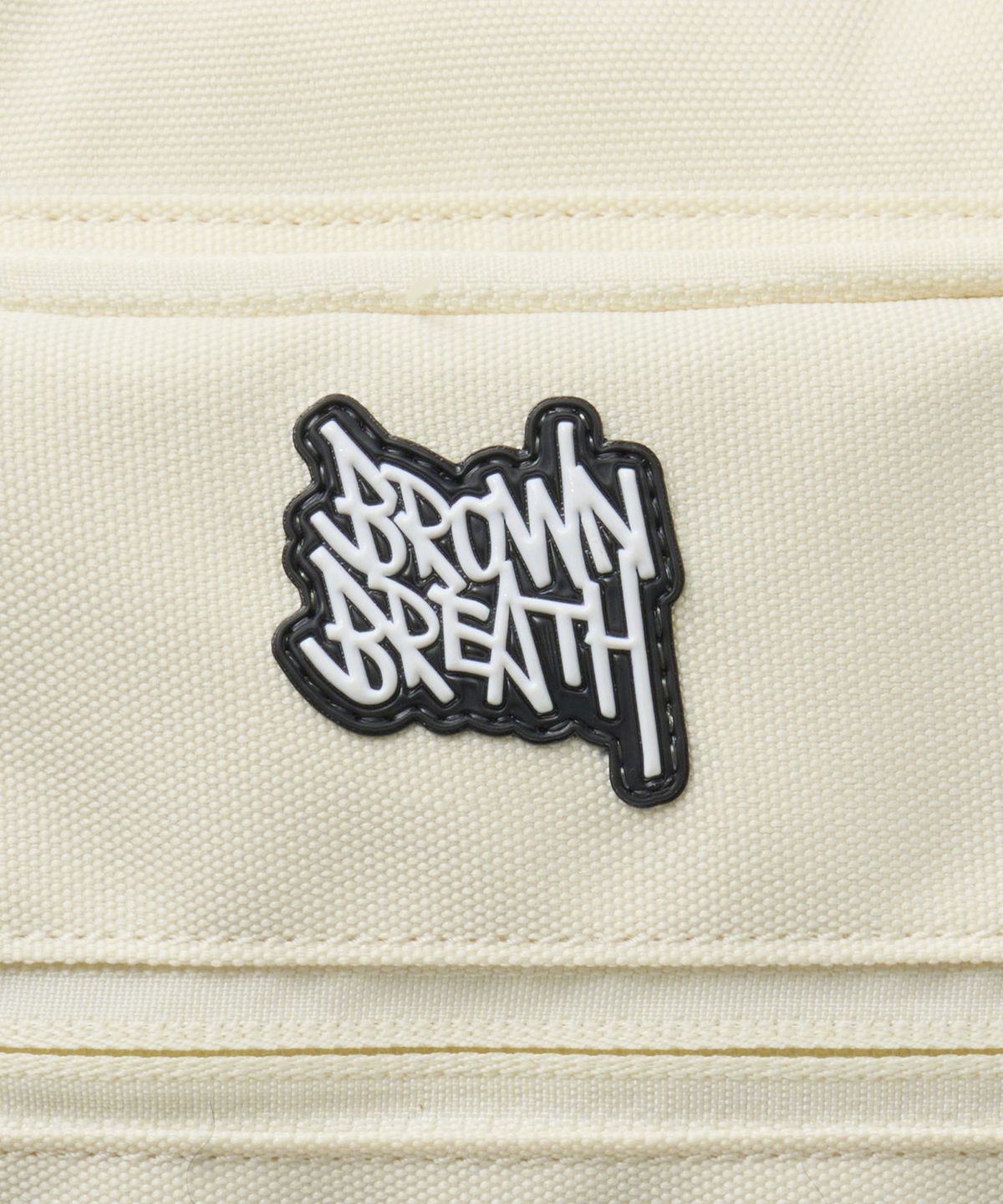 브라운브레스 키즈(BROWNBREATH KIDS) KIDS BIG TAG BACKPACK - CREAM