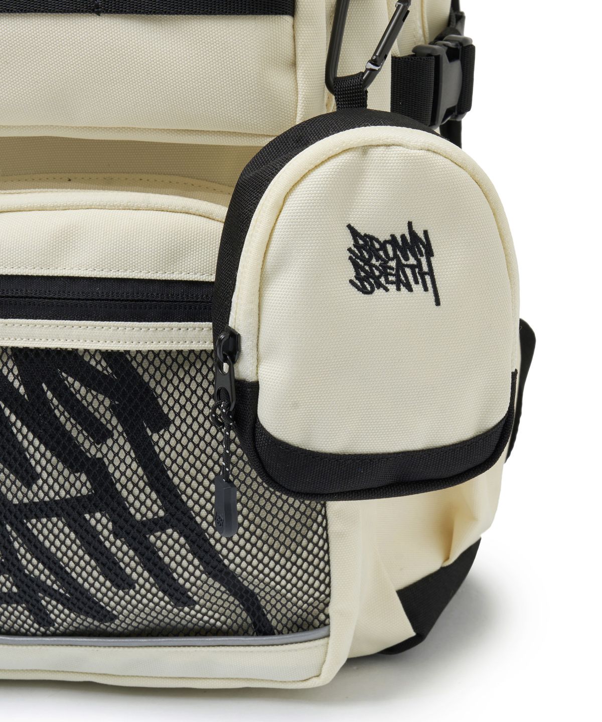브라운브레스 키즈(BROWNBREATH KIDS) KIDS BIG TAG BACKPACK - CREAM