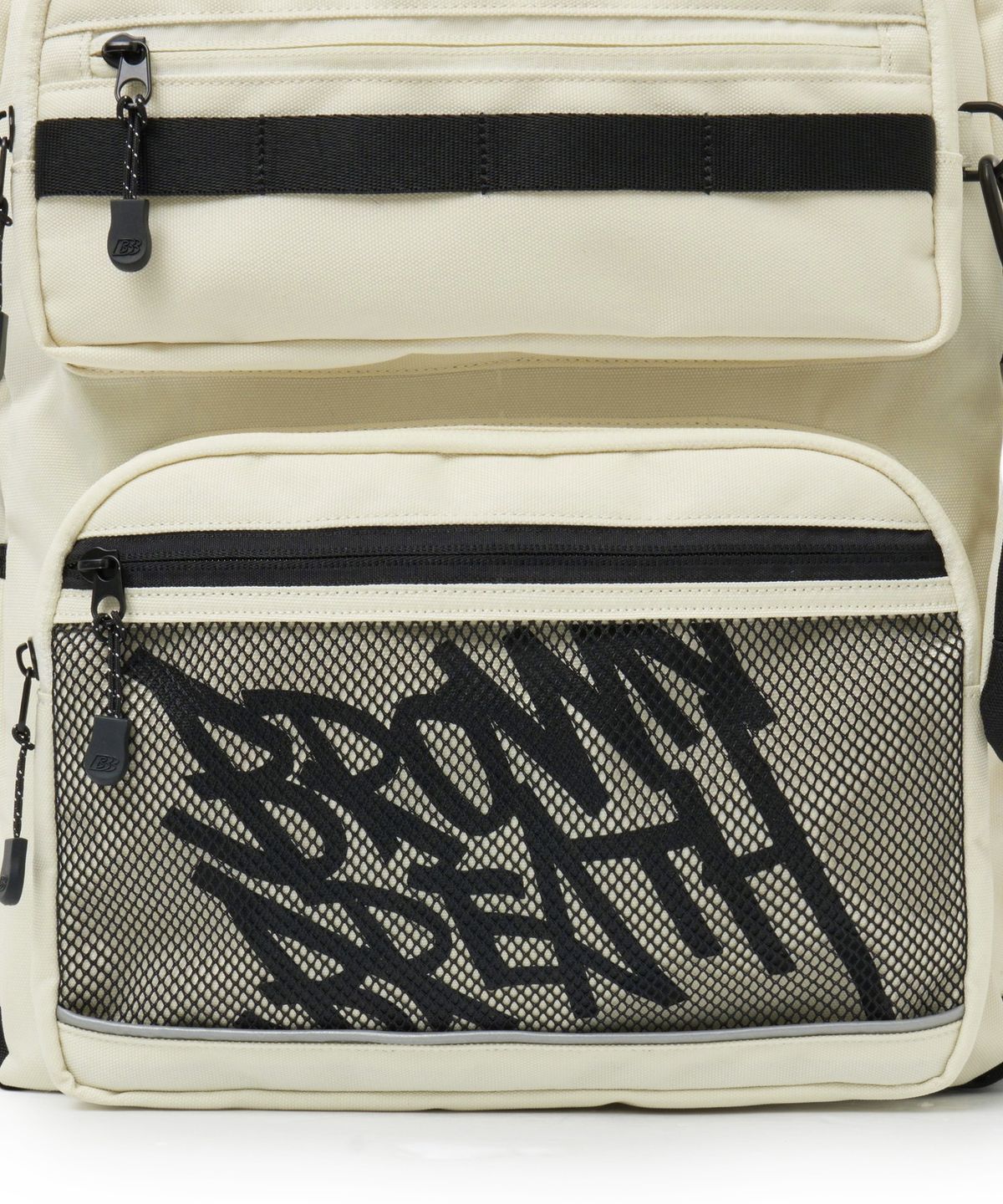 브라운브레스 키즈(BROWNBREATH KIDS) KIDS BIG TAG BACKPACK - CREAM