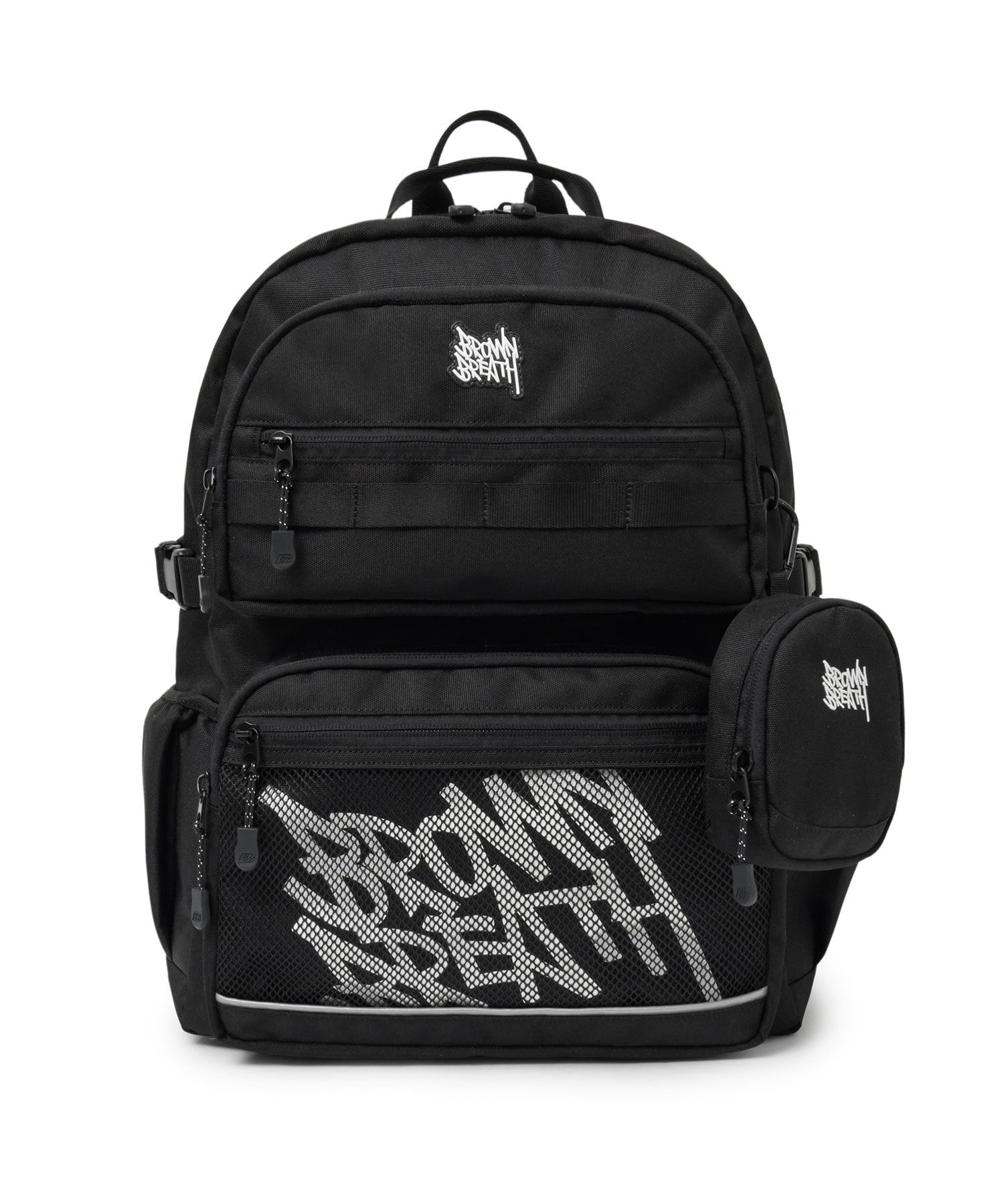 MUSINSA公式 | BROWNBREATH KIDS KIDS BIG TAG BACKPACK - BLACK