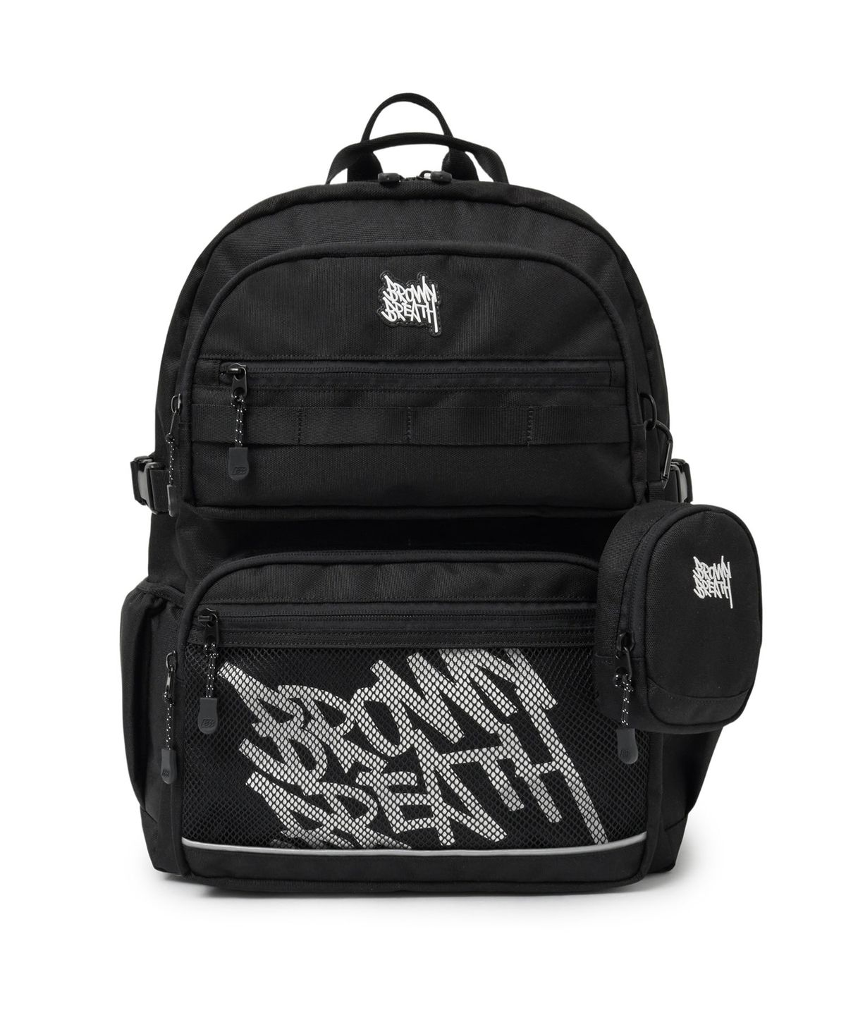 브라운브레스 키즈(BROWNBREATH KIDS) KIDS BIG TAG BACKPACK - BLACK