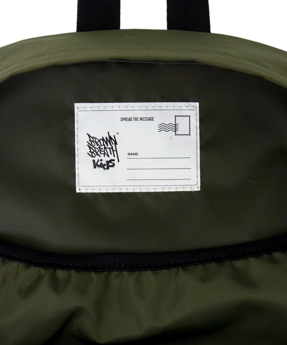 브라운브레스 키즈(BROWNBREATH KIDS) KIDS TAG DAILY BACKPACK - KHAKI