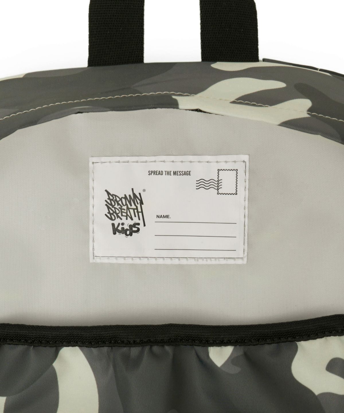 브라운브레스 키즈(BROWNBREATH KIDS) KIDS TAG DAILY BACKPACK - GREY