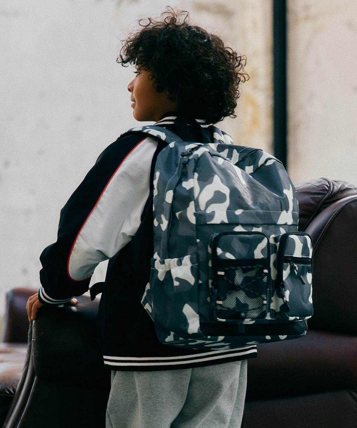 브라운브레스 키즈(BROWNBREATH KIDS) KIDS TAG DAILY BACKPACK - GREY