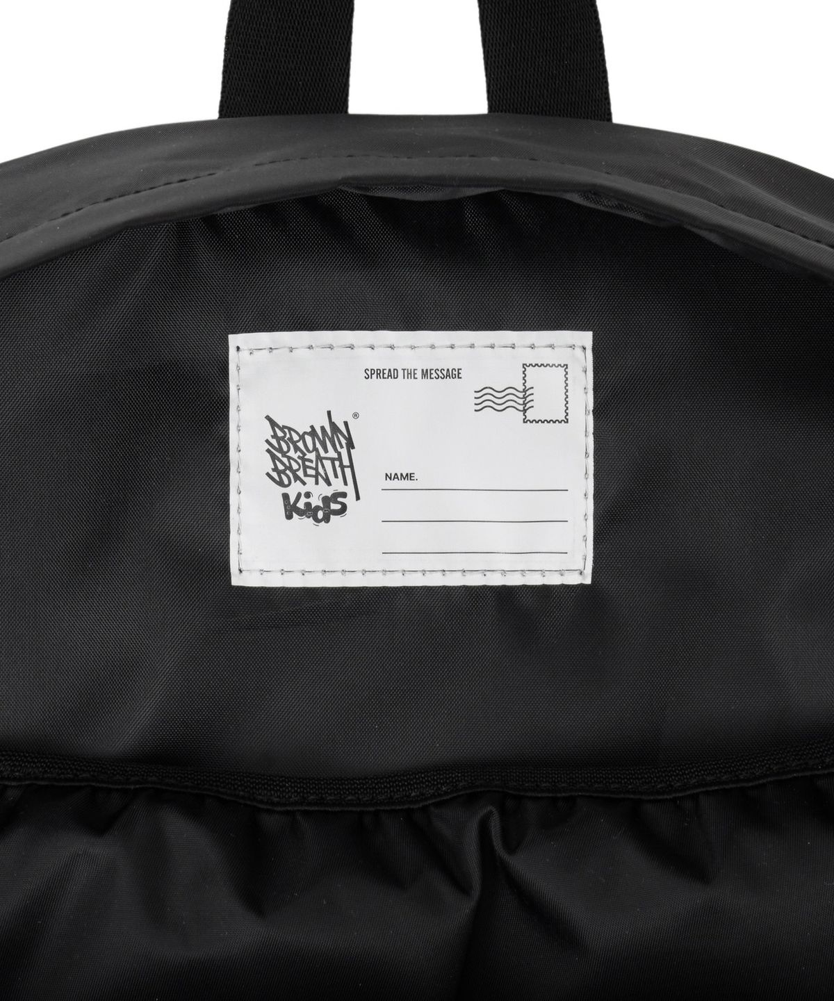 브라운브레스 키즈(BROWNBREATH KIDS) KIDS TAG DAILY BACKPACK - BLACK
