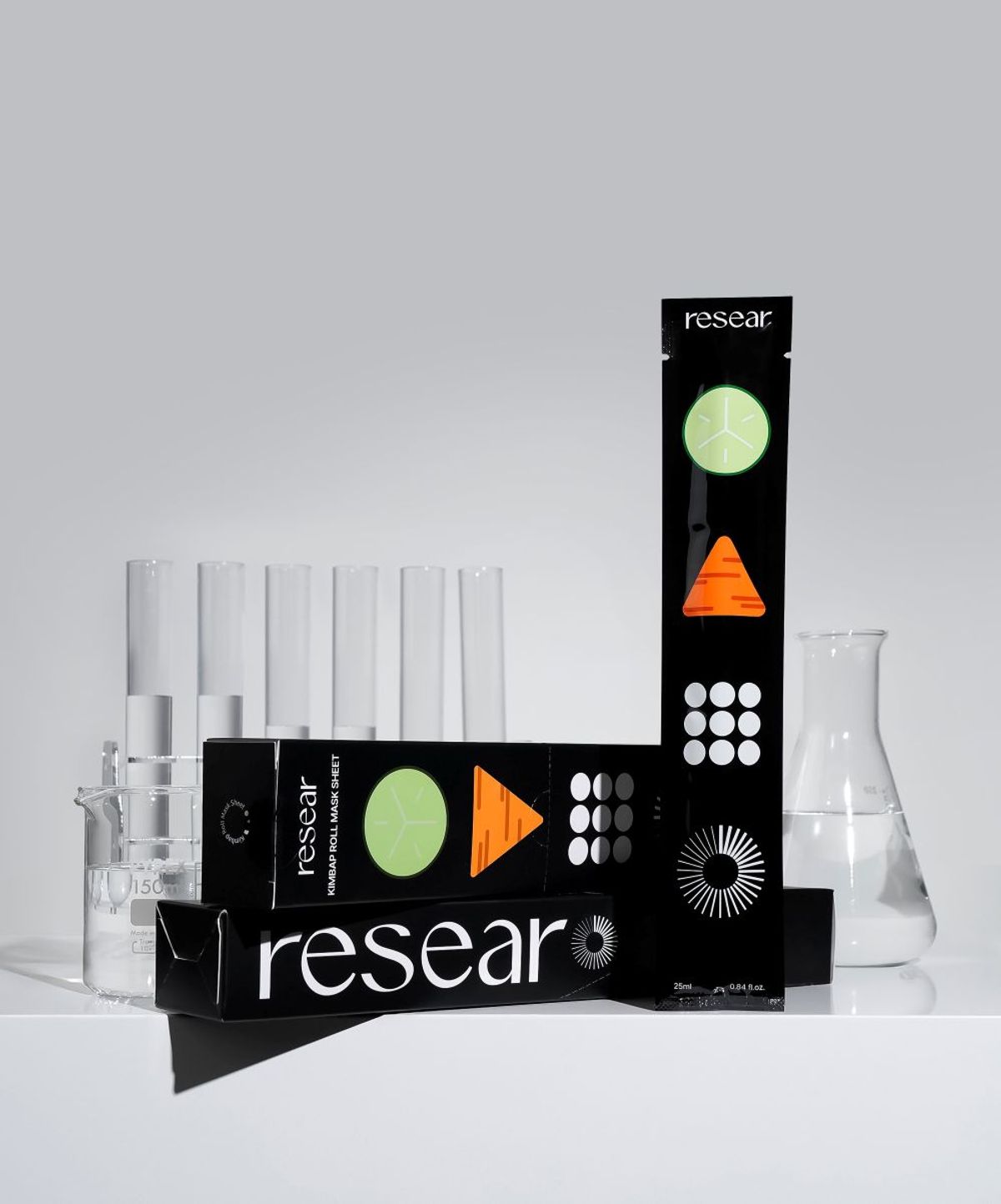 리써(RESEAR) 김밥롤 마스크팩 5매입 3박스 (홍조/쿨링/보습/진정/자극받은피부)