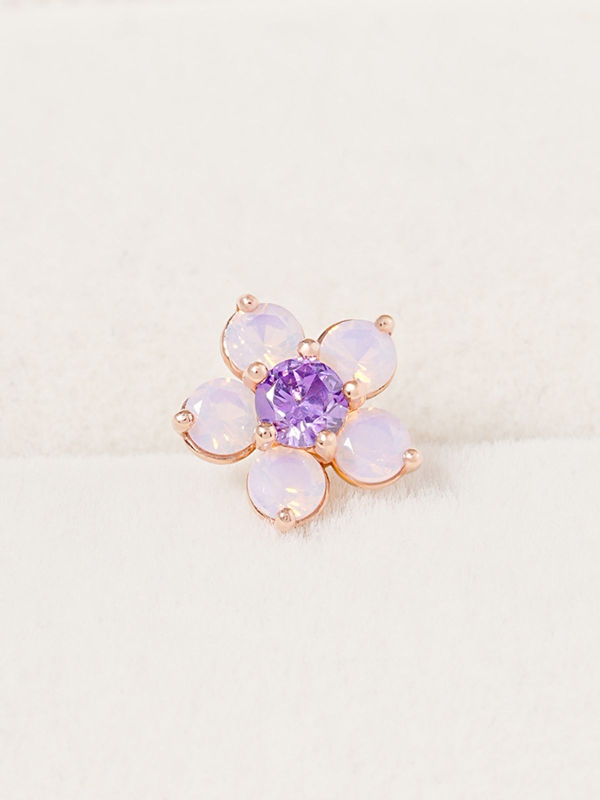미니멀피어싱(MINIMALPIERCING) 14K 18K 라일락 블라썸 피어싱