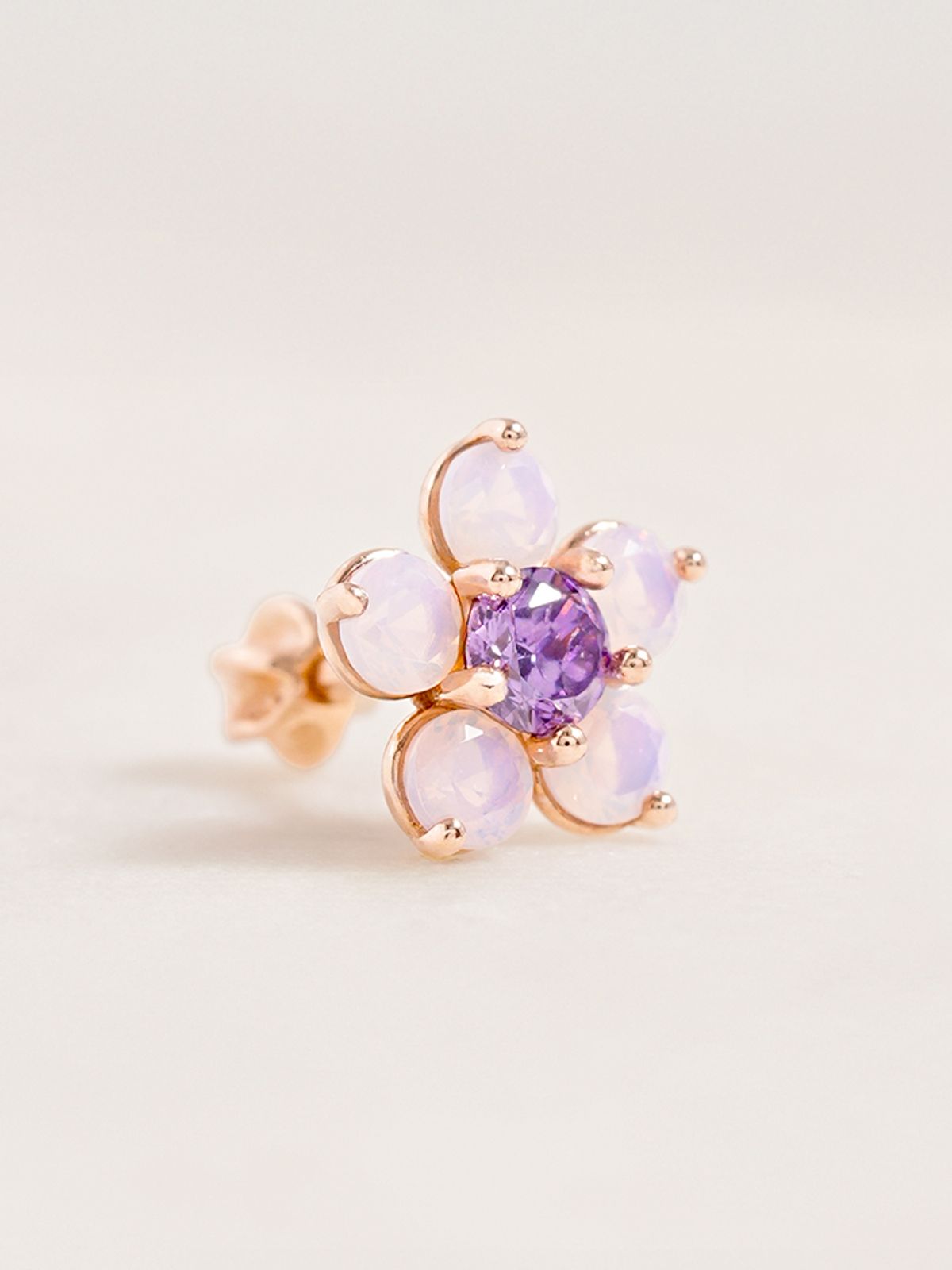 미니멀피어싱(MINIMALPIERCING) 14K 18K 라일락 블라썸 피어싱