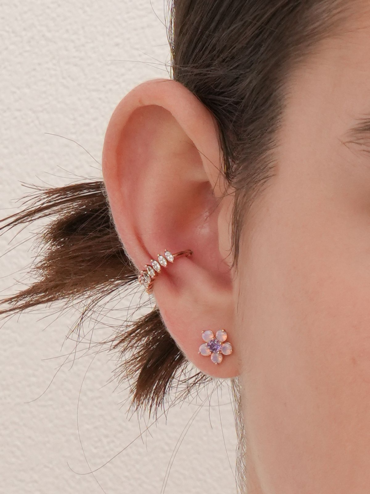 미니멀피어싱(MINIMALPIERCING) 14K 18K 라일락 블라썸 피어싱