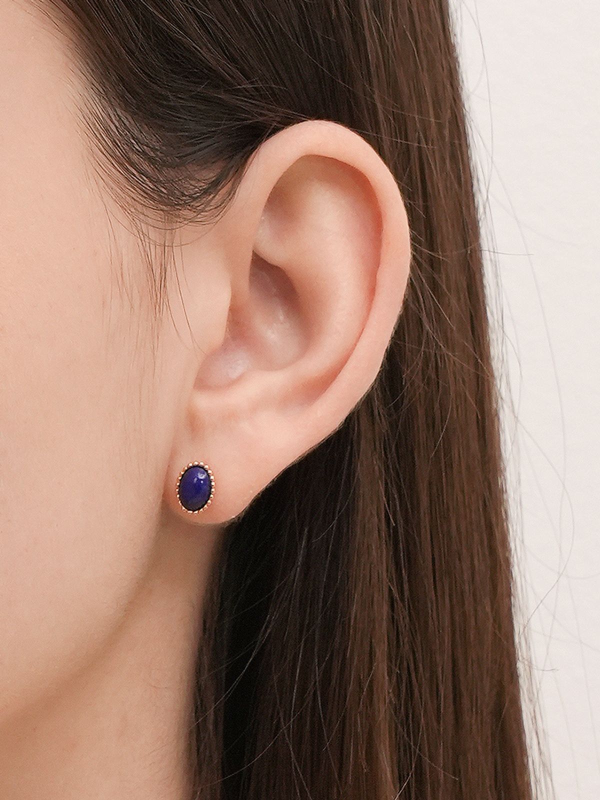 미니멀피어싱(MINIMALPIERCING) 14K 18K 엘레강스 크라운 라피스 피어싱