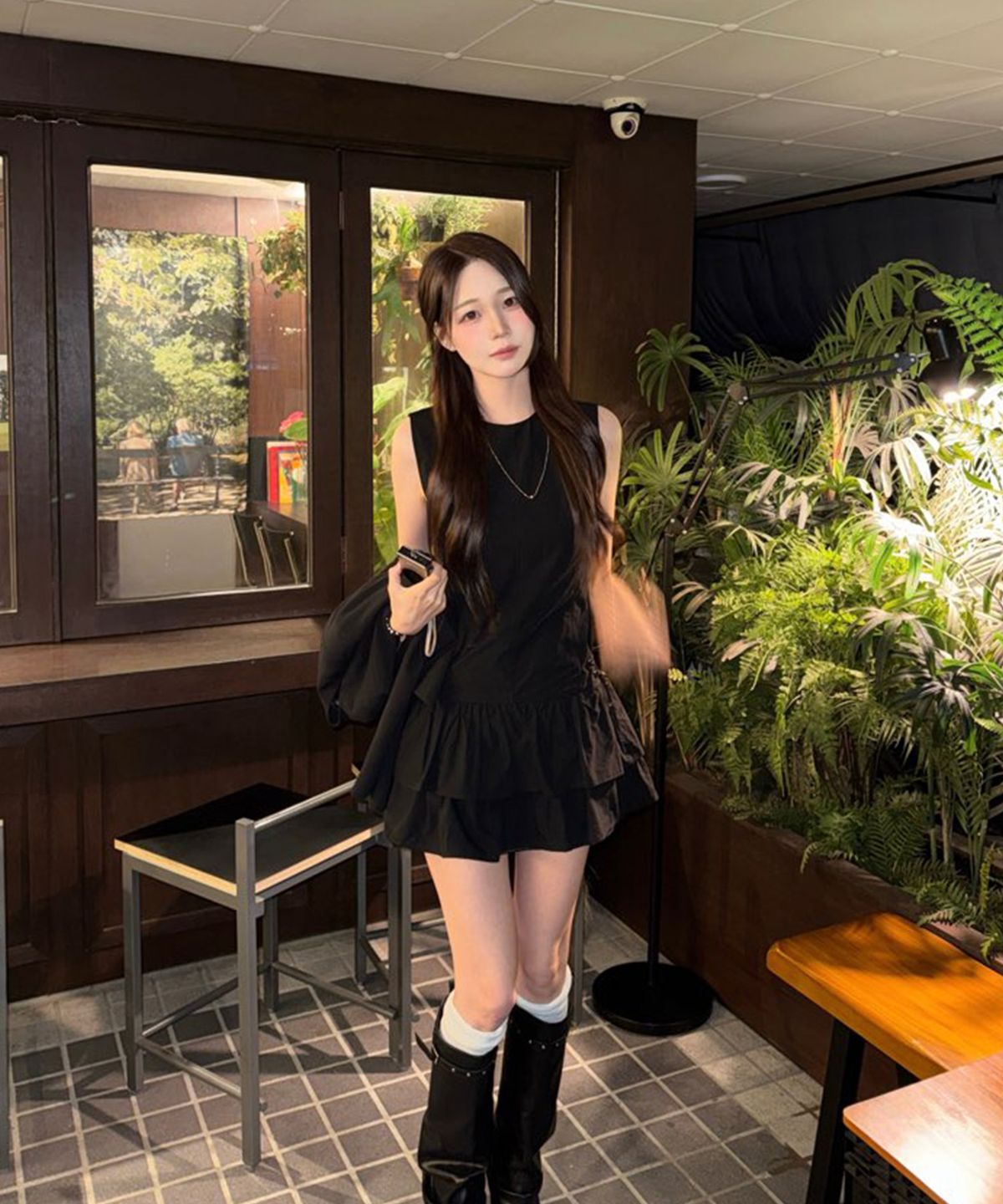 미쏘(MIXXO) 스냅여밈 자켓_MIWJKG331B